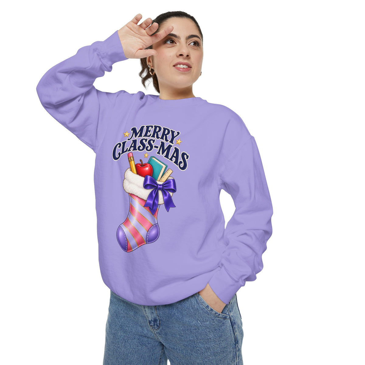 Merry Class-Mas Teacher Christmas Sweatshirt