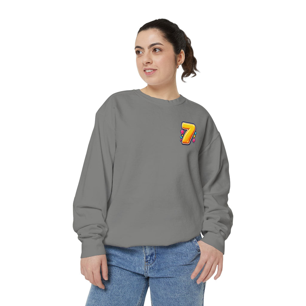 Seven Has “Even” in It, That’s Odd Sweatshirt | Funny Number 7 Crewneck 7️⃣🤔