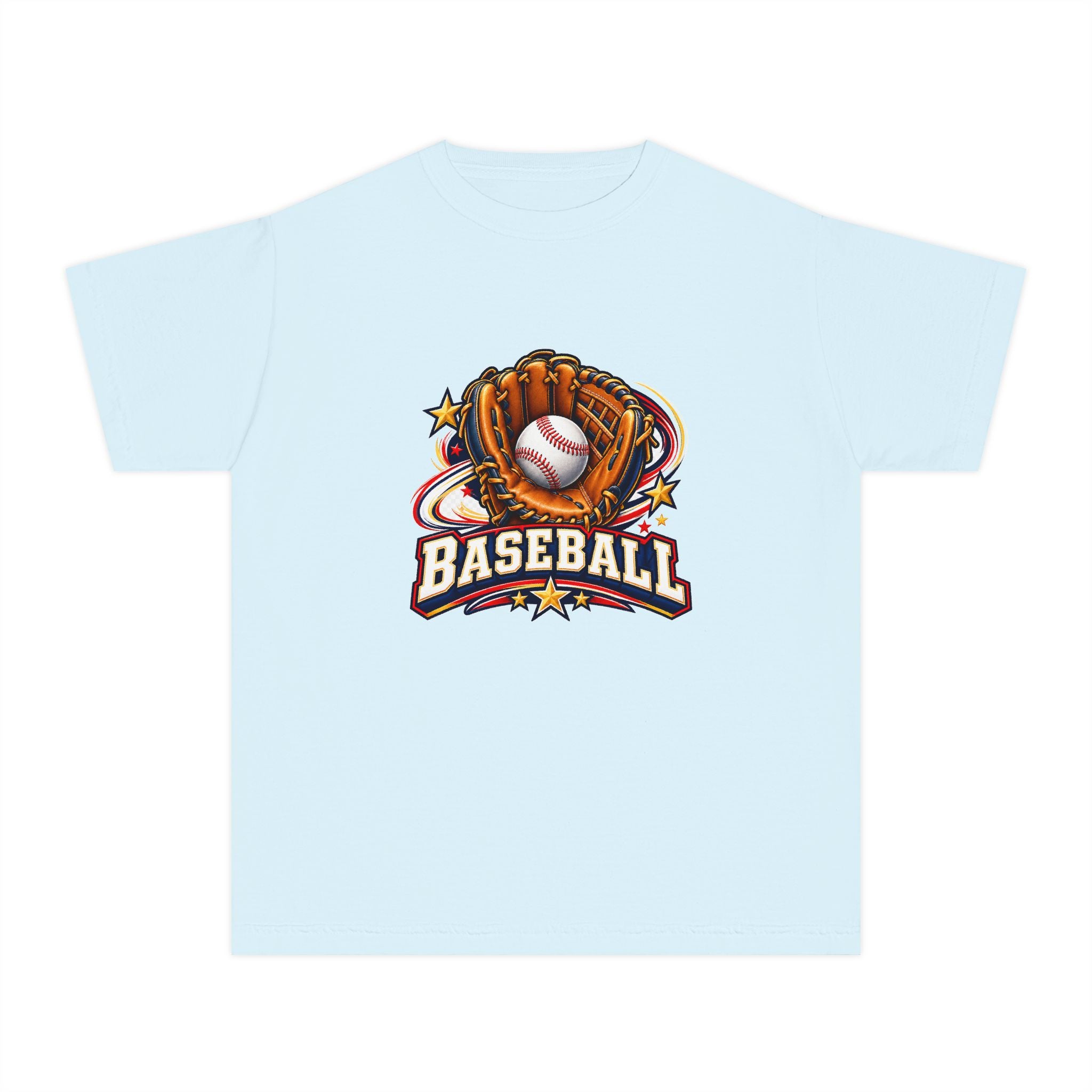 Vintage Baseball Glove Youth Comfort Colors® Tee ⚾