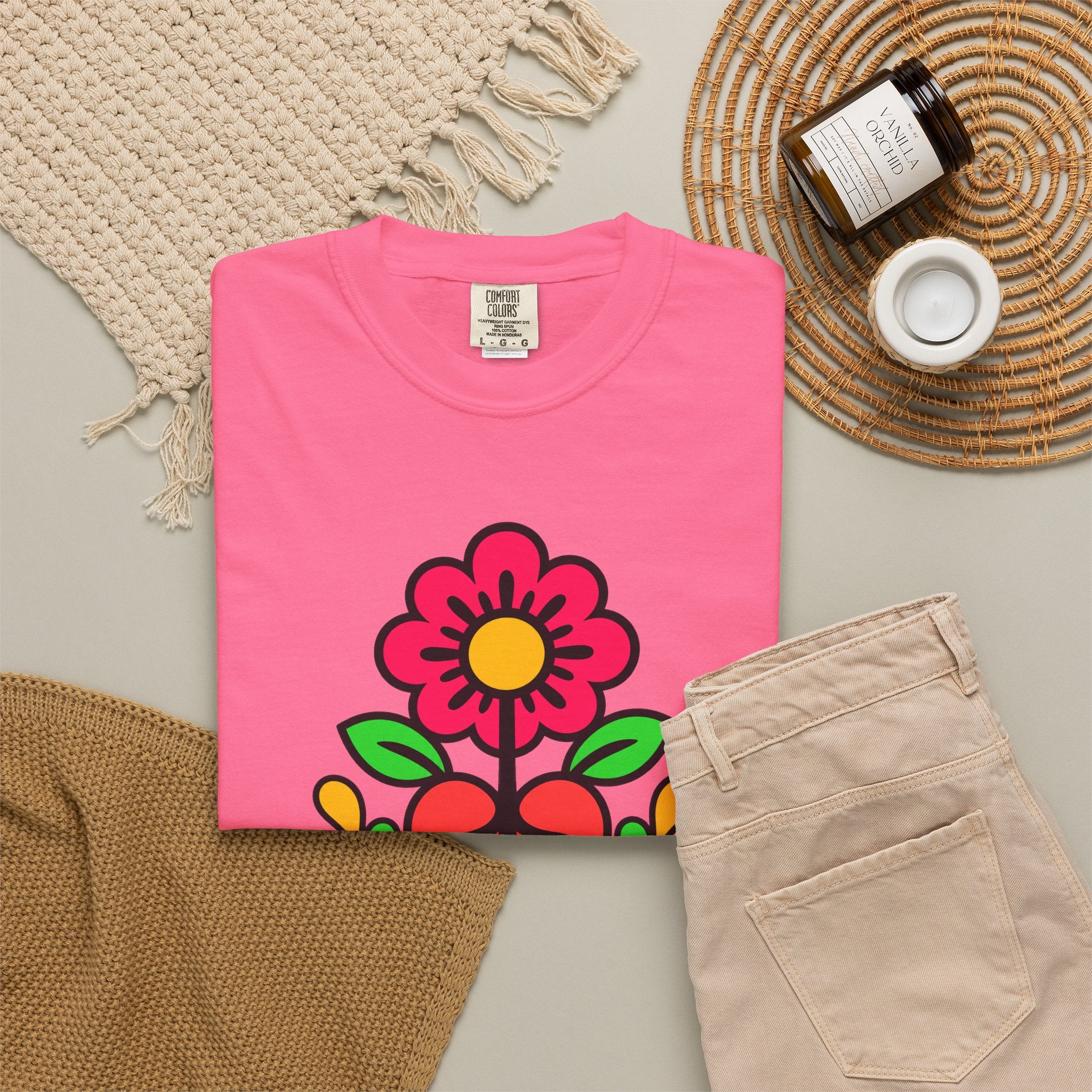 Raíces Fuertes Latino Heritage Heavyweight Tee 🌺❤️