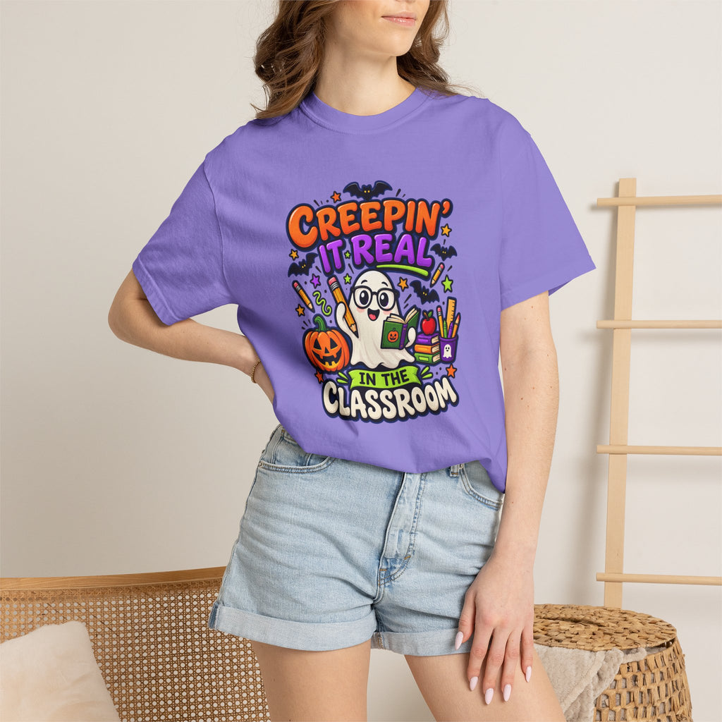 Creepin' It Real in the Classroom Halloween T-Shirt