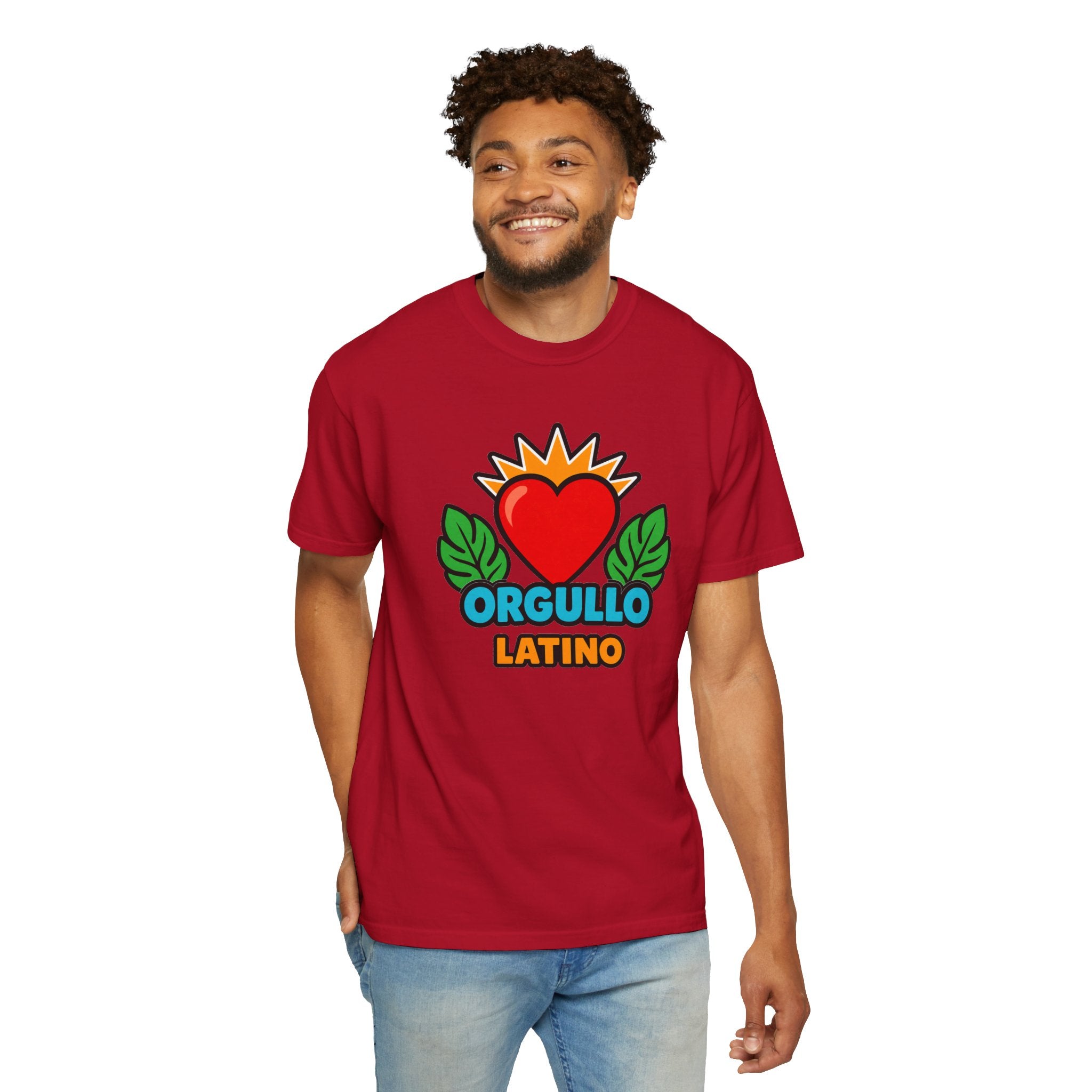Orgullo Latino Heritage Heavyweight Tee ❤️🌿