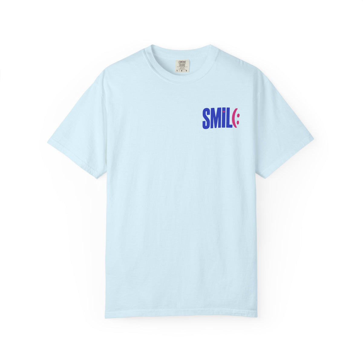SMILE IT'S FREE! Garment-Dyed Graphic Tee