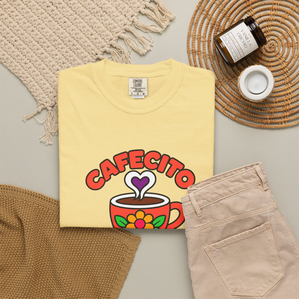 Cafecito Y Cultura Heavyweight Tee ☕🌼