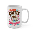 Fueled by Coffee and Compassion Mug - Funny Nurse Coffee Cup - Nurse Appreciation, Graduation and Healthcare Gift