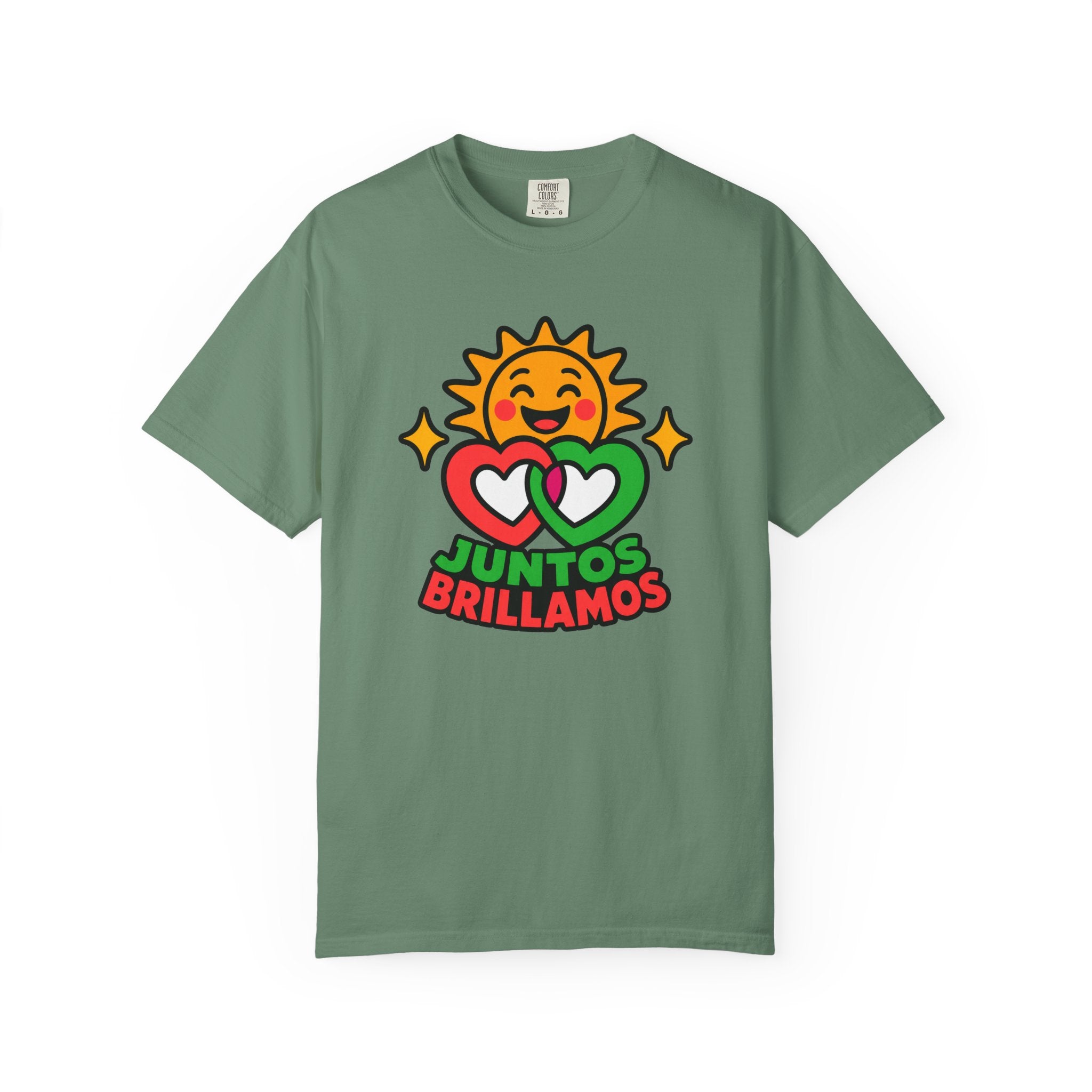 Juntos Brillamos Latino Heritage Heavyweight Tee ☀️❤️