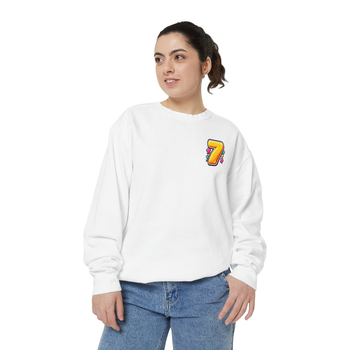 Seven Has “Even” in It, That’s Odd Sweatshirt | Funny Number 7 Crewneck 7️⃣🤔