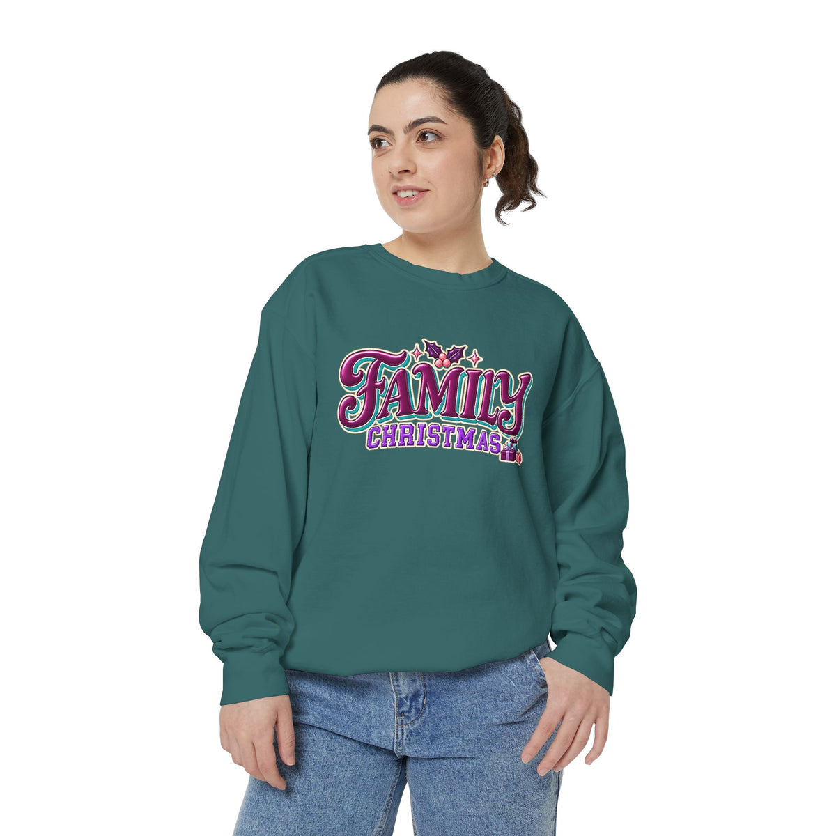 Family Christmas Retro Holiday Sweatshirt