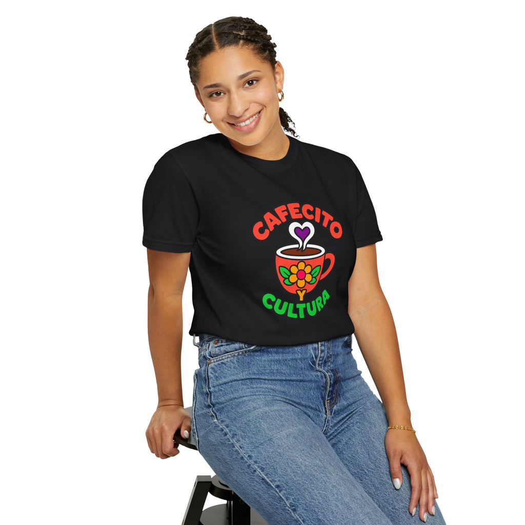 Cafecito Y Cultura Heavyweight Tee ☕🌼