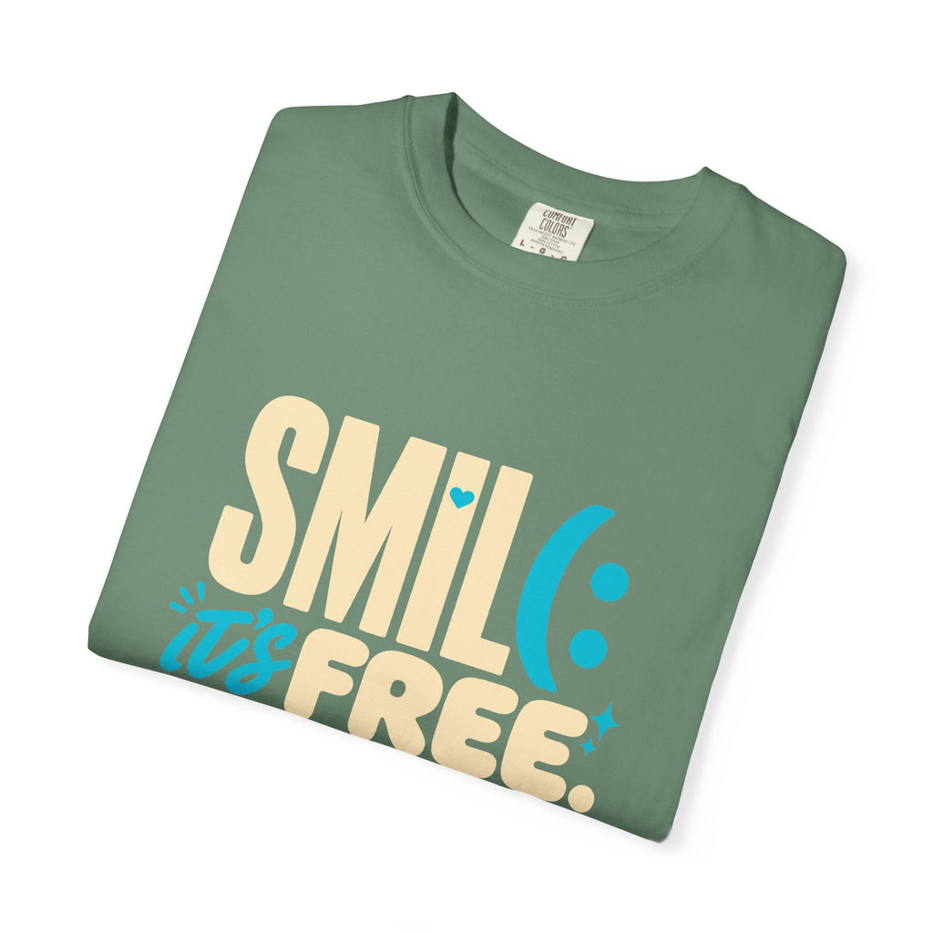 SMIL(: It’s Free Garment-Dyed Graphic Tee