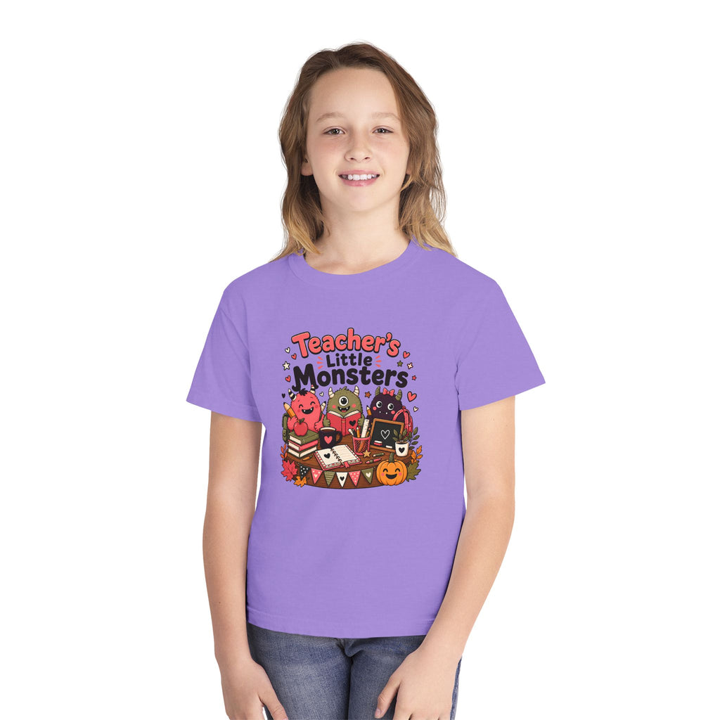 Teacher’s Little Monsters Youth Retro Tee 🍎📚