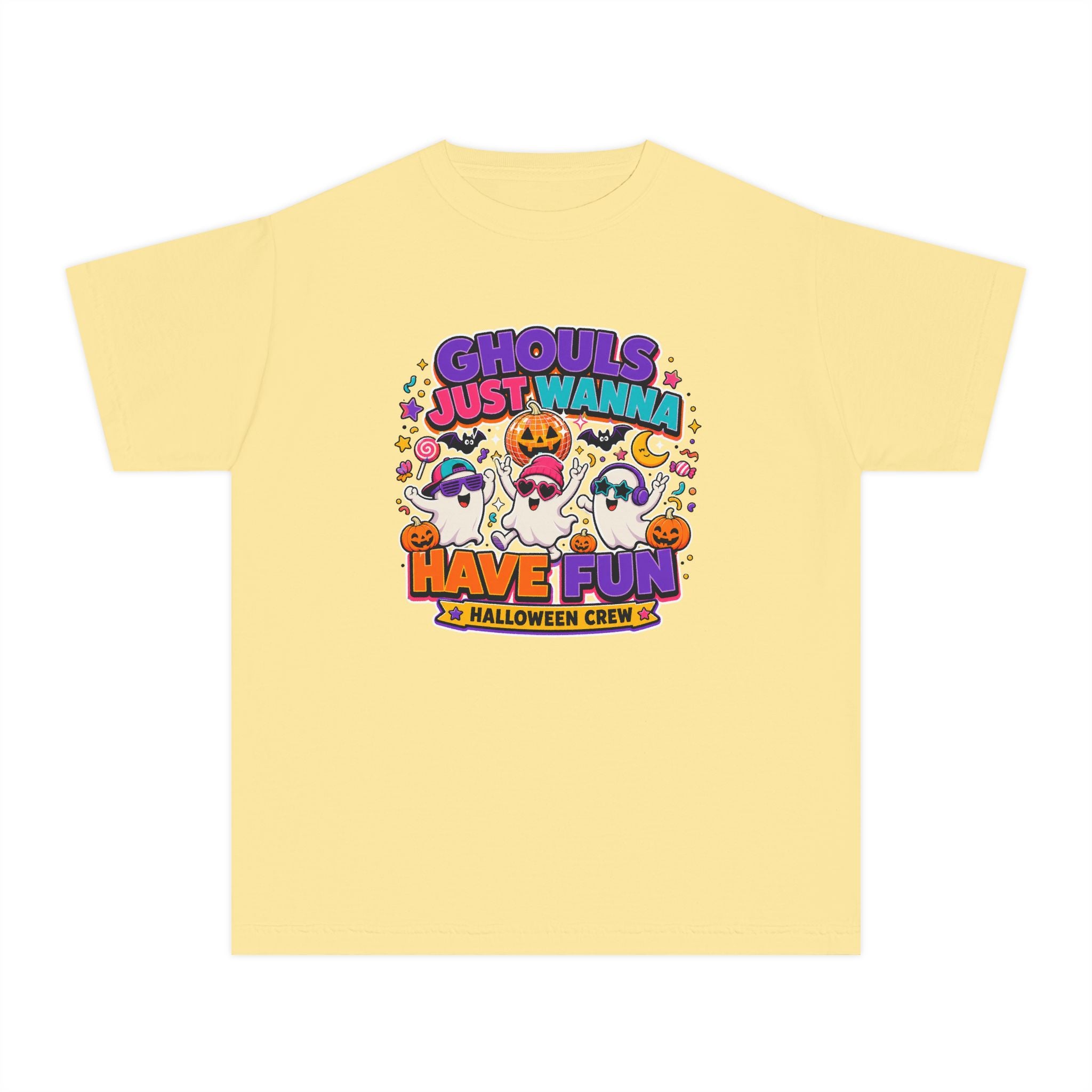 Ghouls Just Wanna Have Fun Youth Halloween Tee 🎃👻