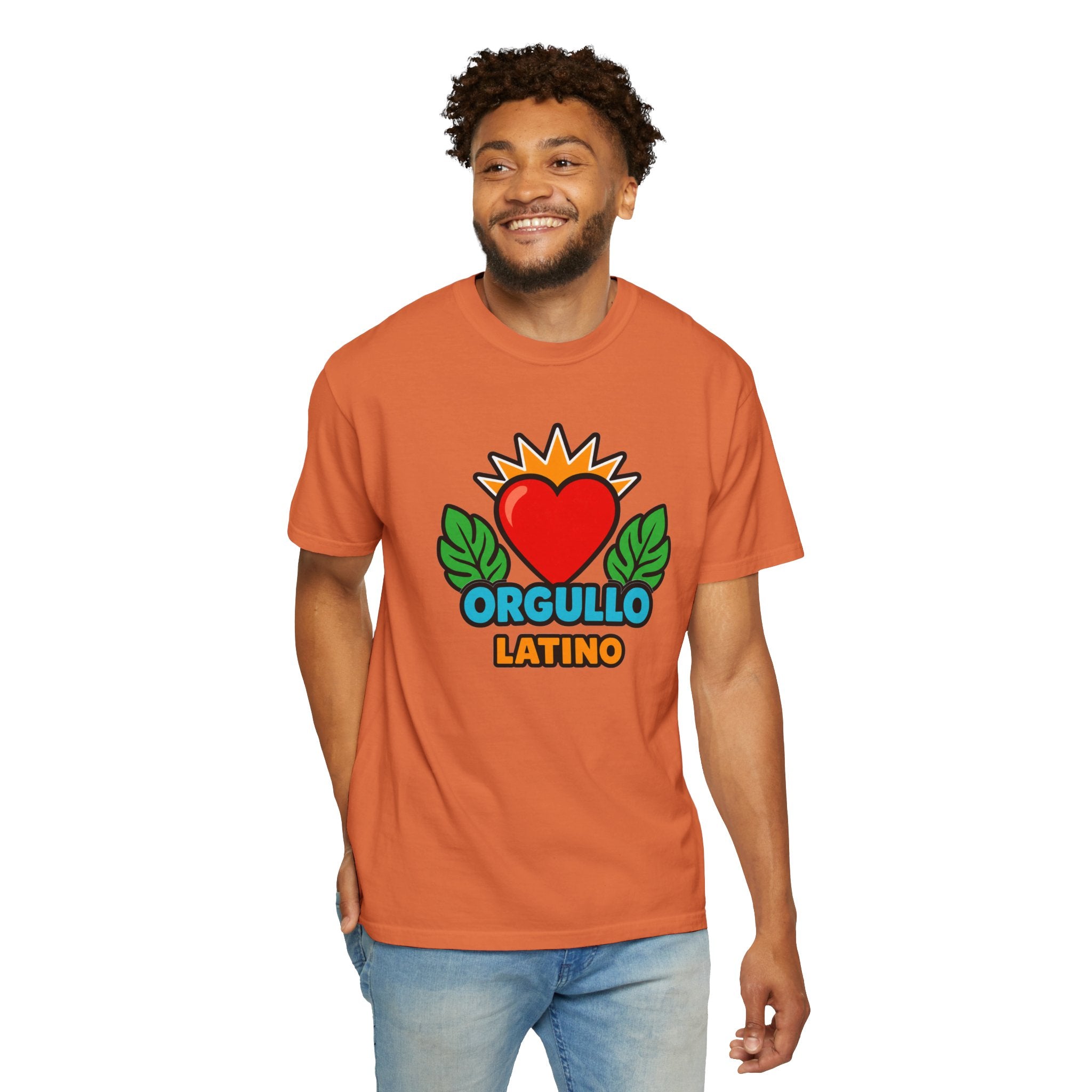 Orgullo Latino Heritage Heavyweight Tee ❤️🌿
