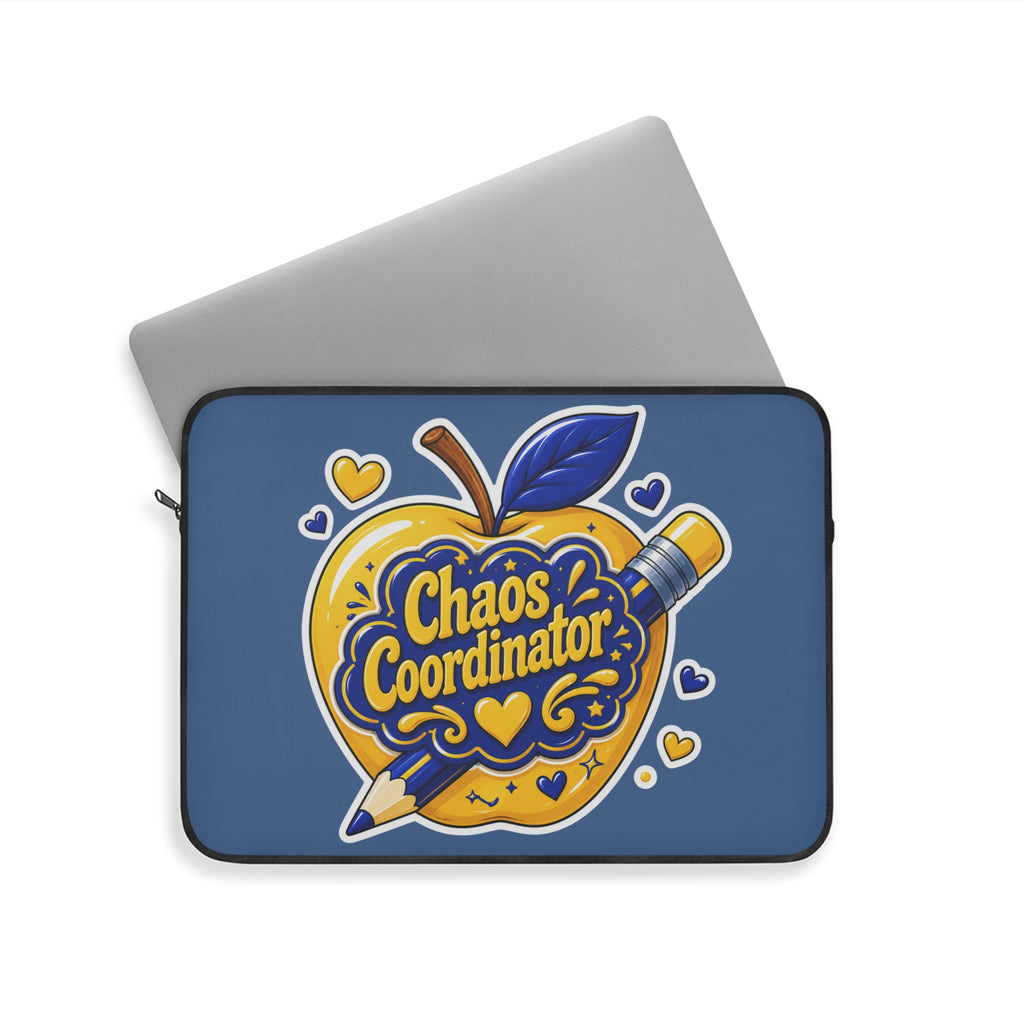 Chaos Coordinator - Vibrant Blue Apple Laptop & iPad Sleeve