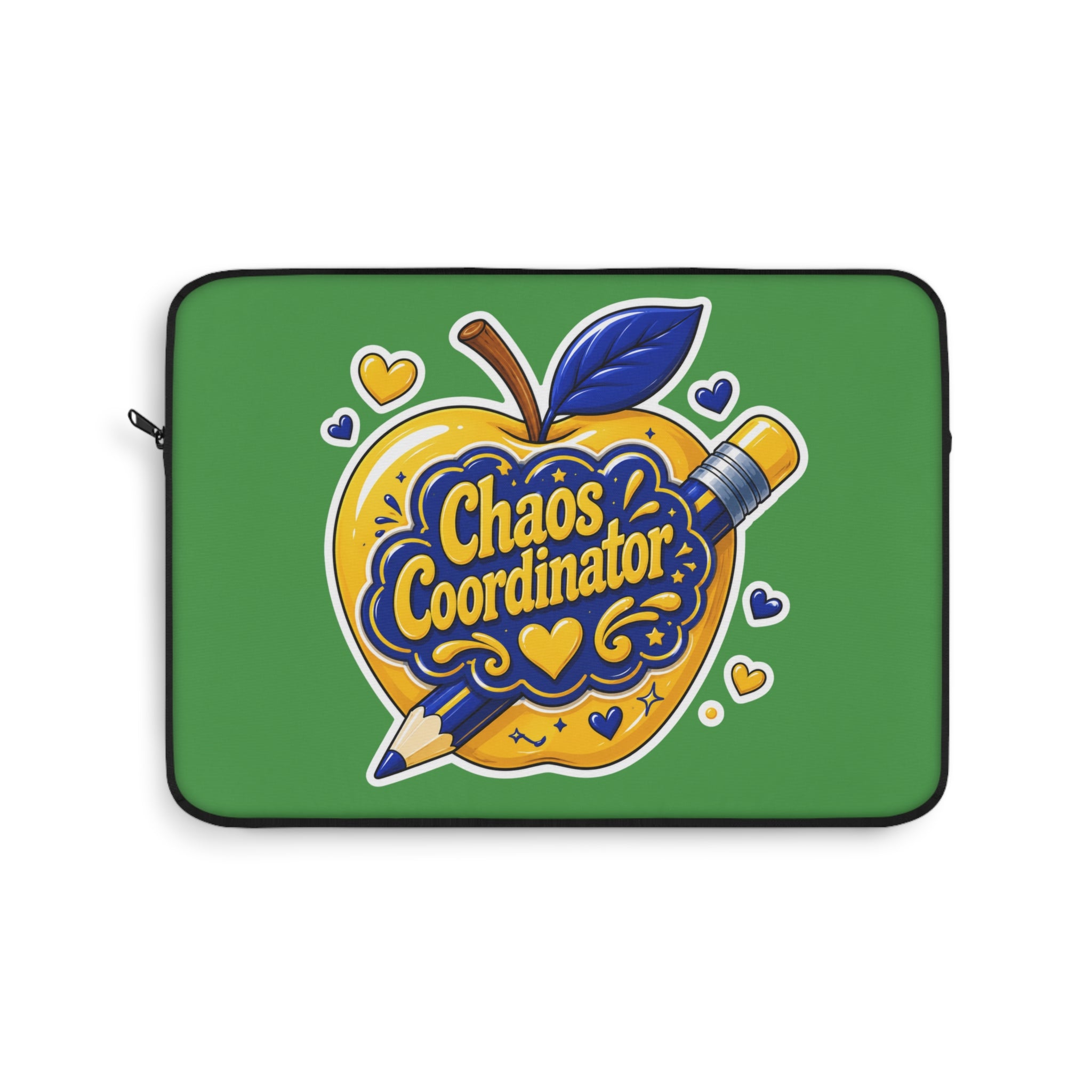 Chaos Coordinator - Clean Apple Green Laptop and iPad Sleeve