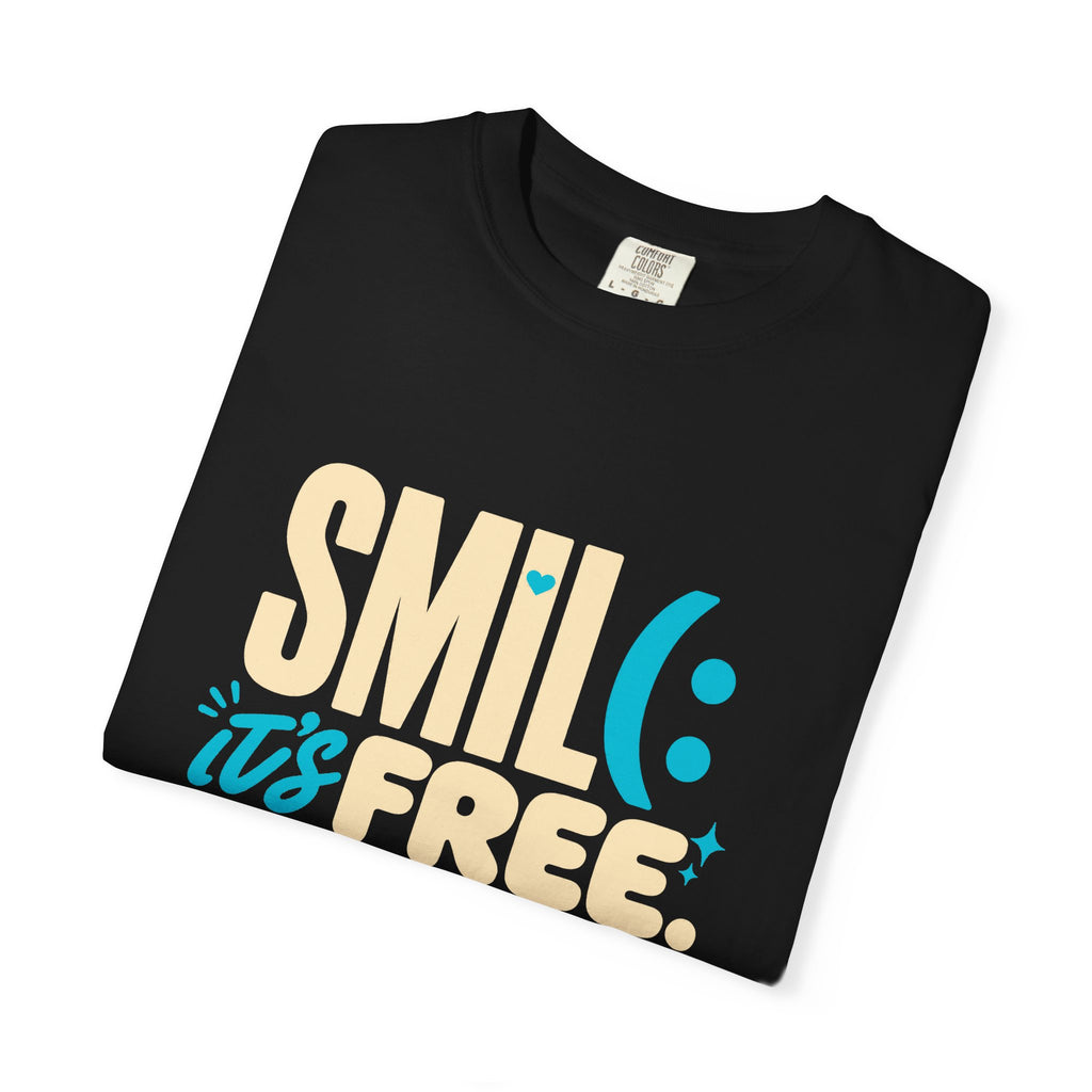 SMIL(: It’s Free Garment-Dyed Graphic Tee