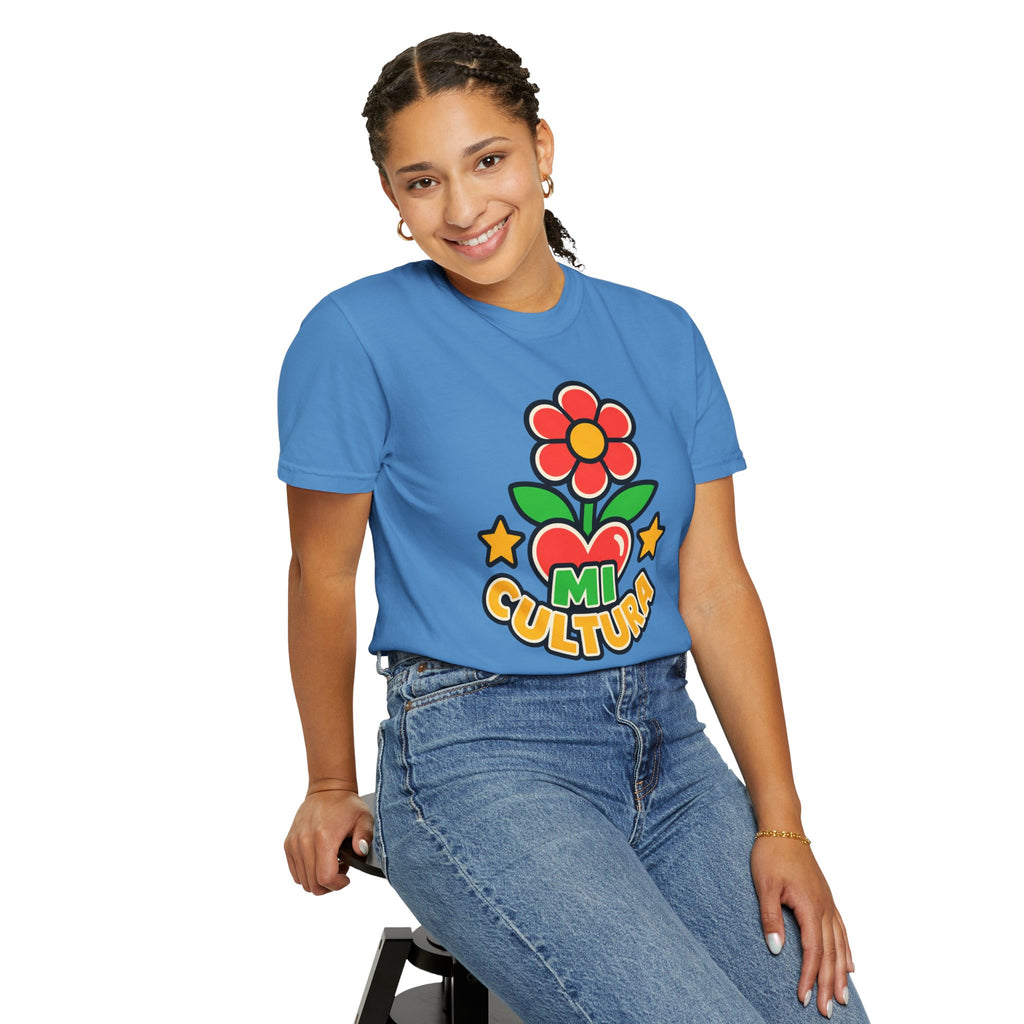 Mi Cultura Latino Heritage Heavyweight Tee 🌺❤️
