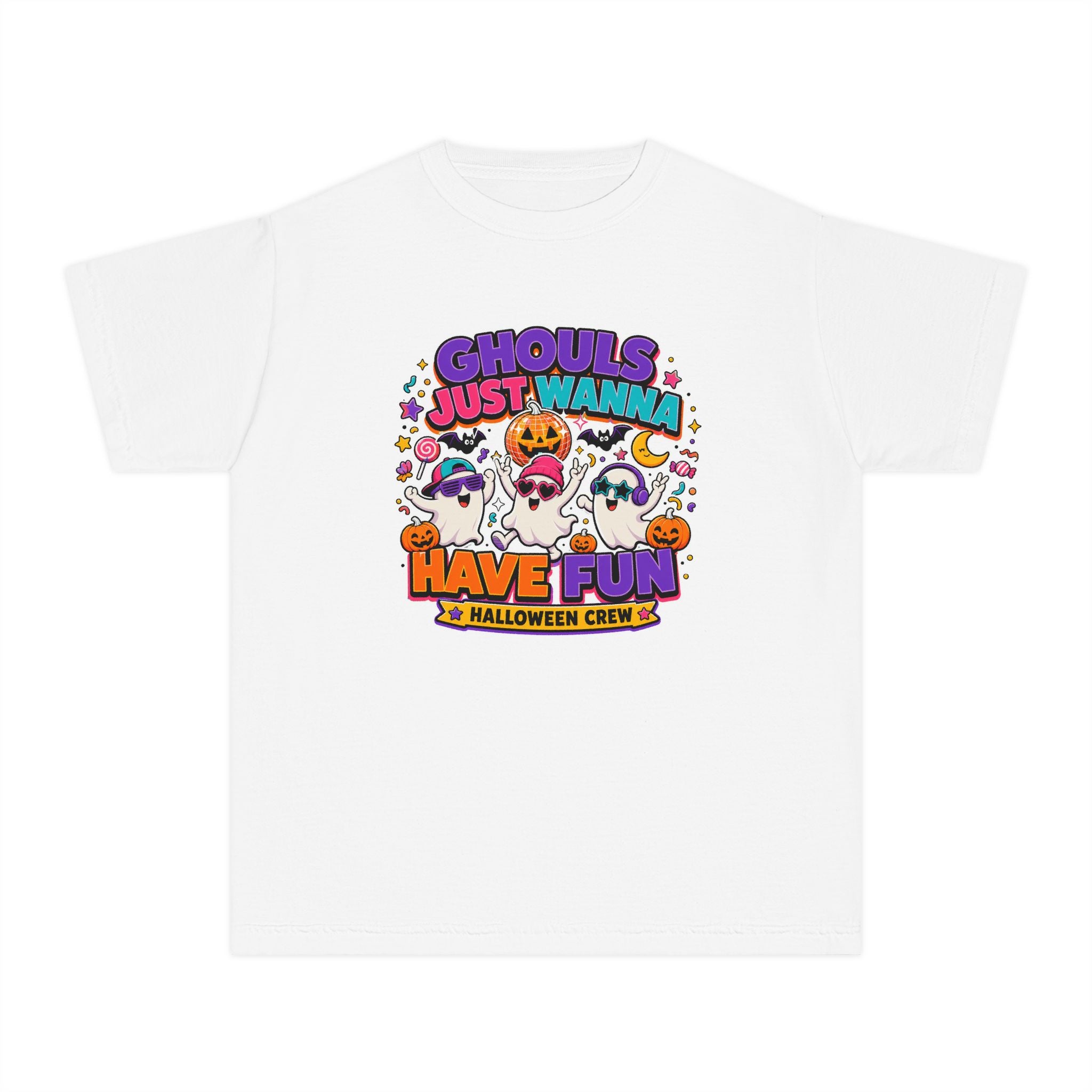 Ghouls Just Wanna Have Fun Youth Halloween Tee 🎃👻