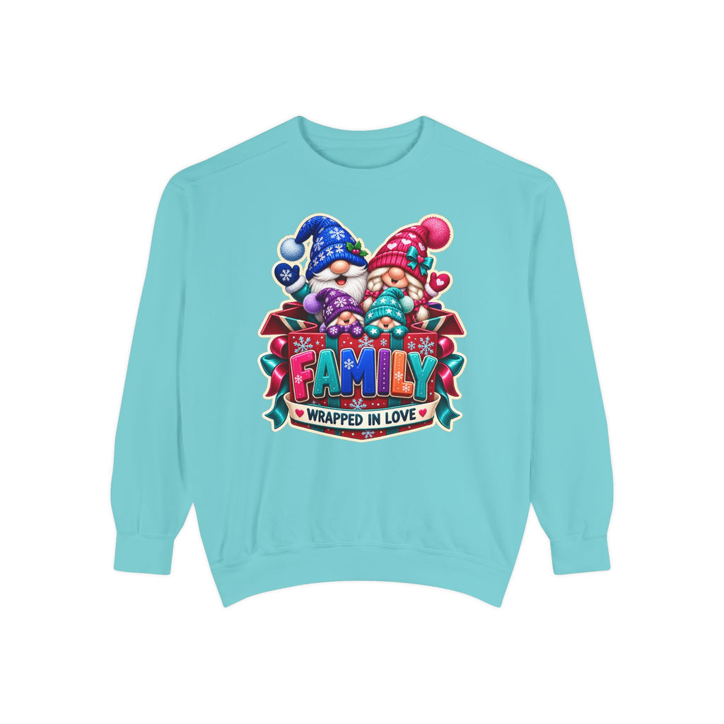 Family Wrapped in Gnome Love Christmas Sweatshirt