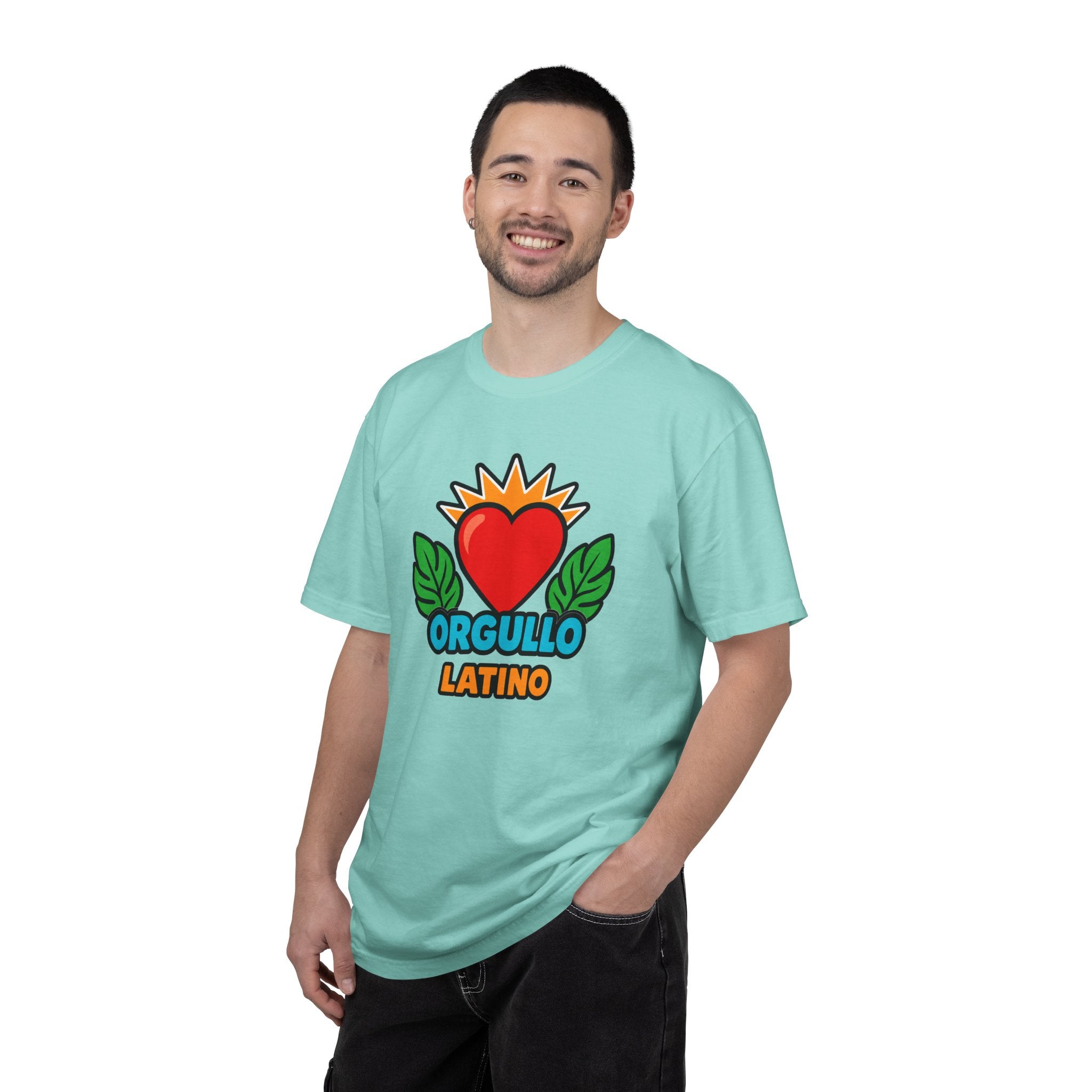Orgullo Latino Heritage Heavyweight Tee ❤️🌿