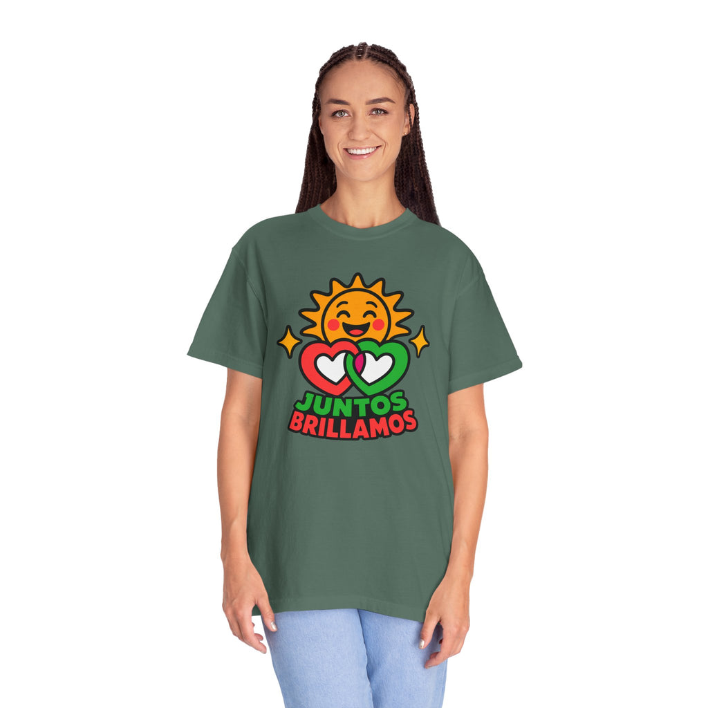 Juntos Brillamos Latino Heritage Heavyweight Tee ☀️❤️