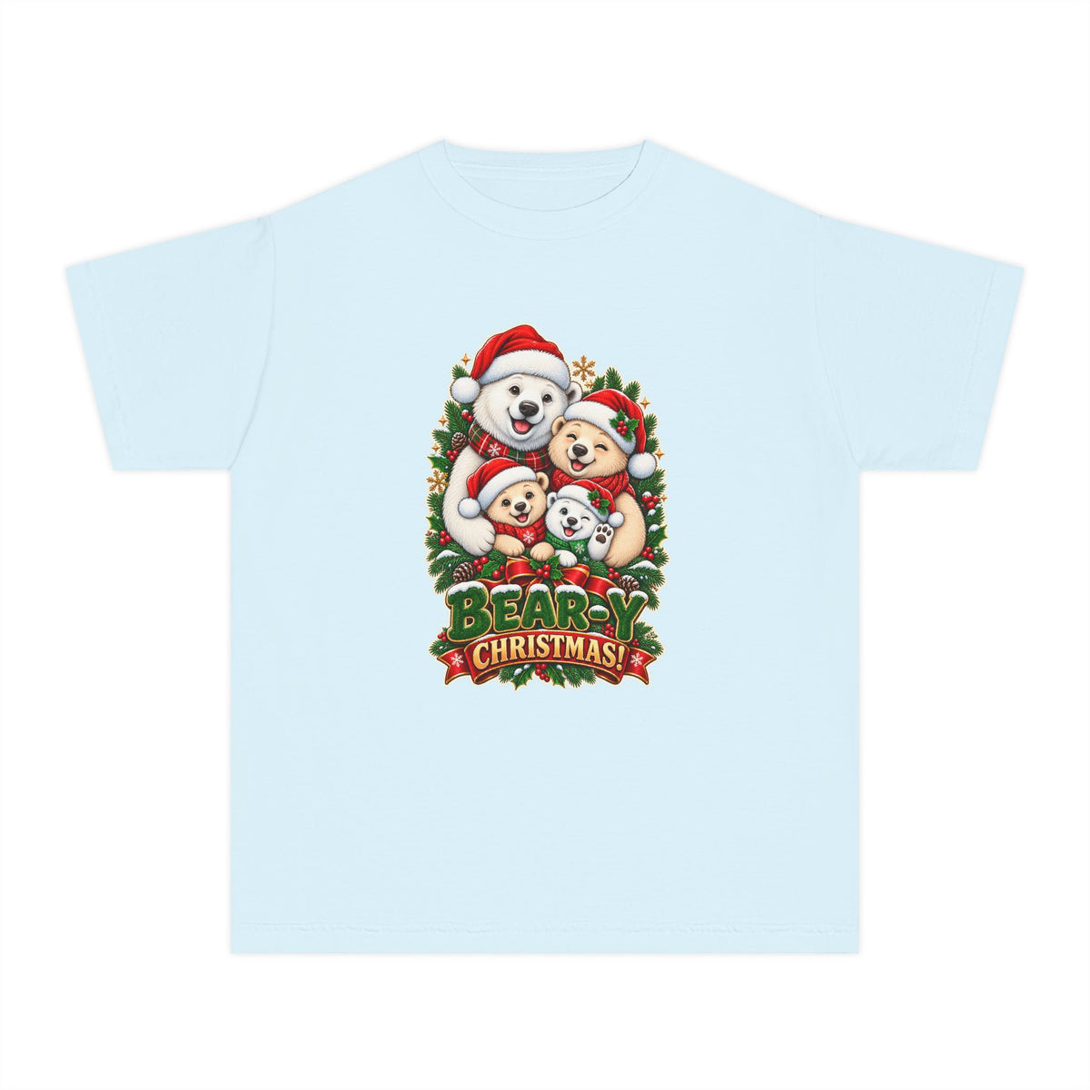 BEAR-Y Christmas Youth Tee