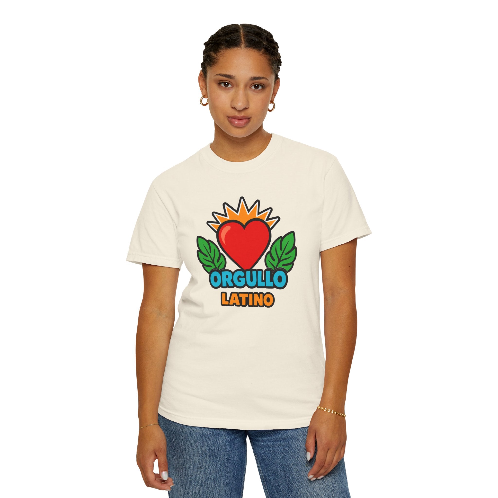 Orgullo Latino Heritage Heavyweight Tee ❤️🌿
