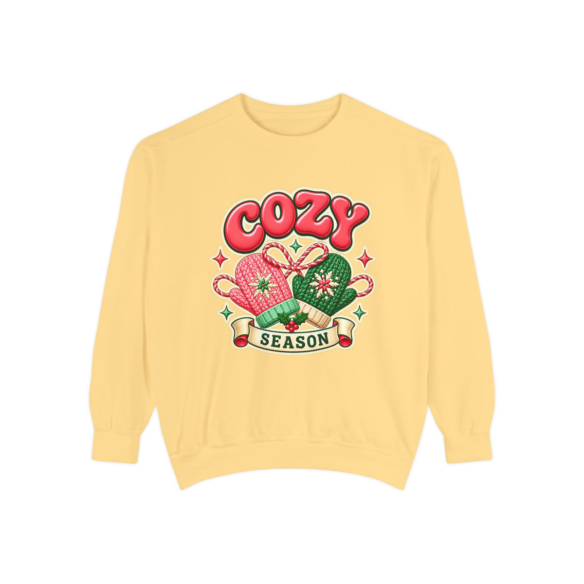 Cozy Season Christmas Sweatshirt 🧤🎄☕️