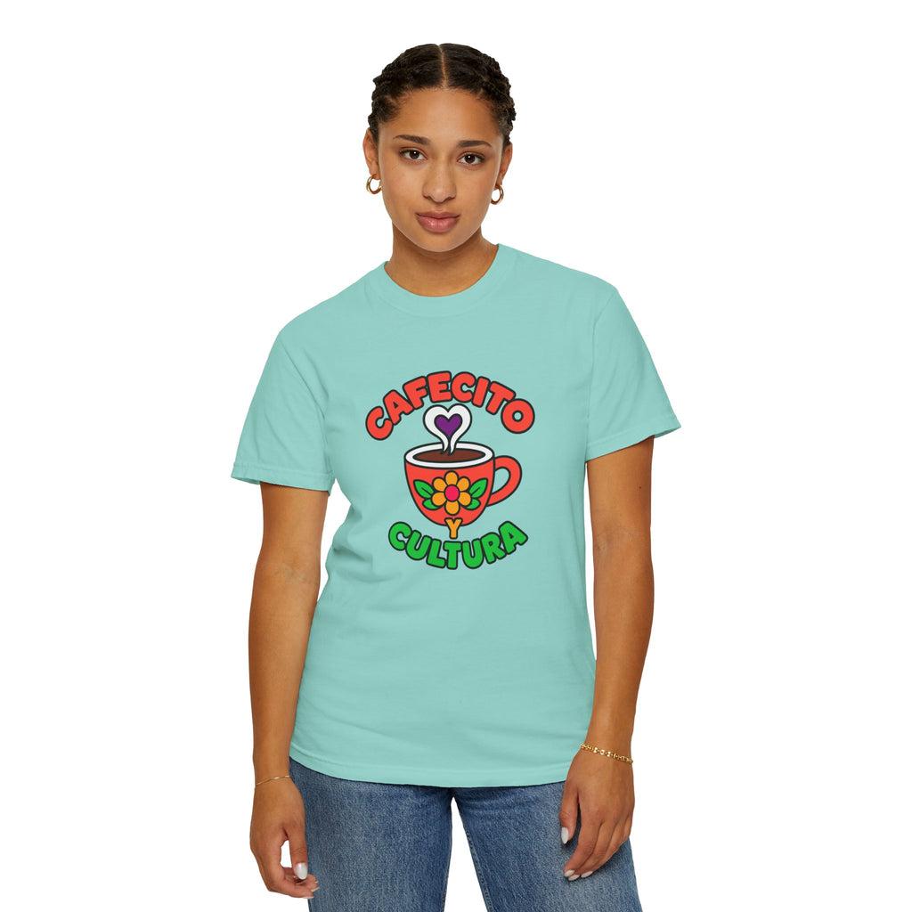 Cafecito Y Cultura Heavyweight Tee ☕🌼