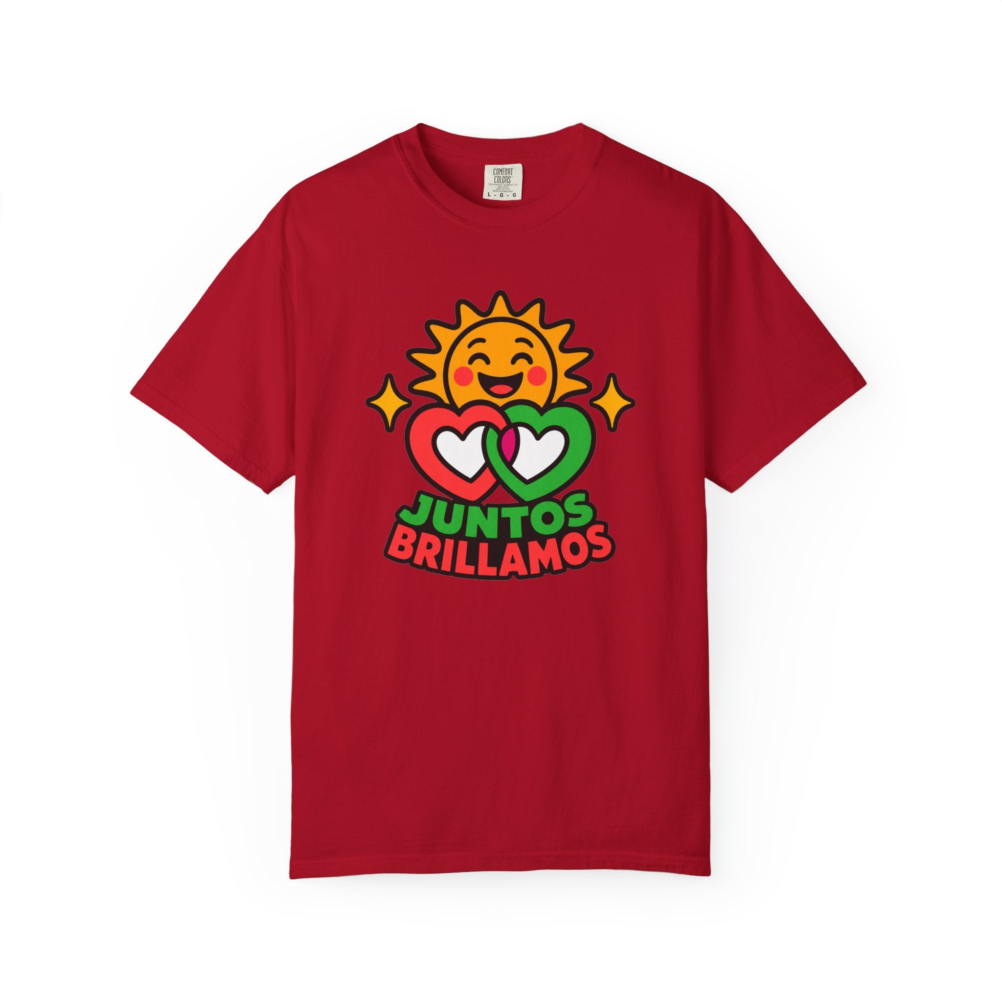 Juntos Brillamos Latino Heritage Heavyweight Tee ☀️❤️
