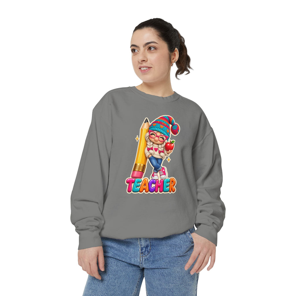 Gnome Teacher Classroom Christmas Holiday Sweatshirt