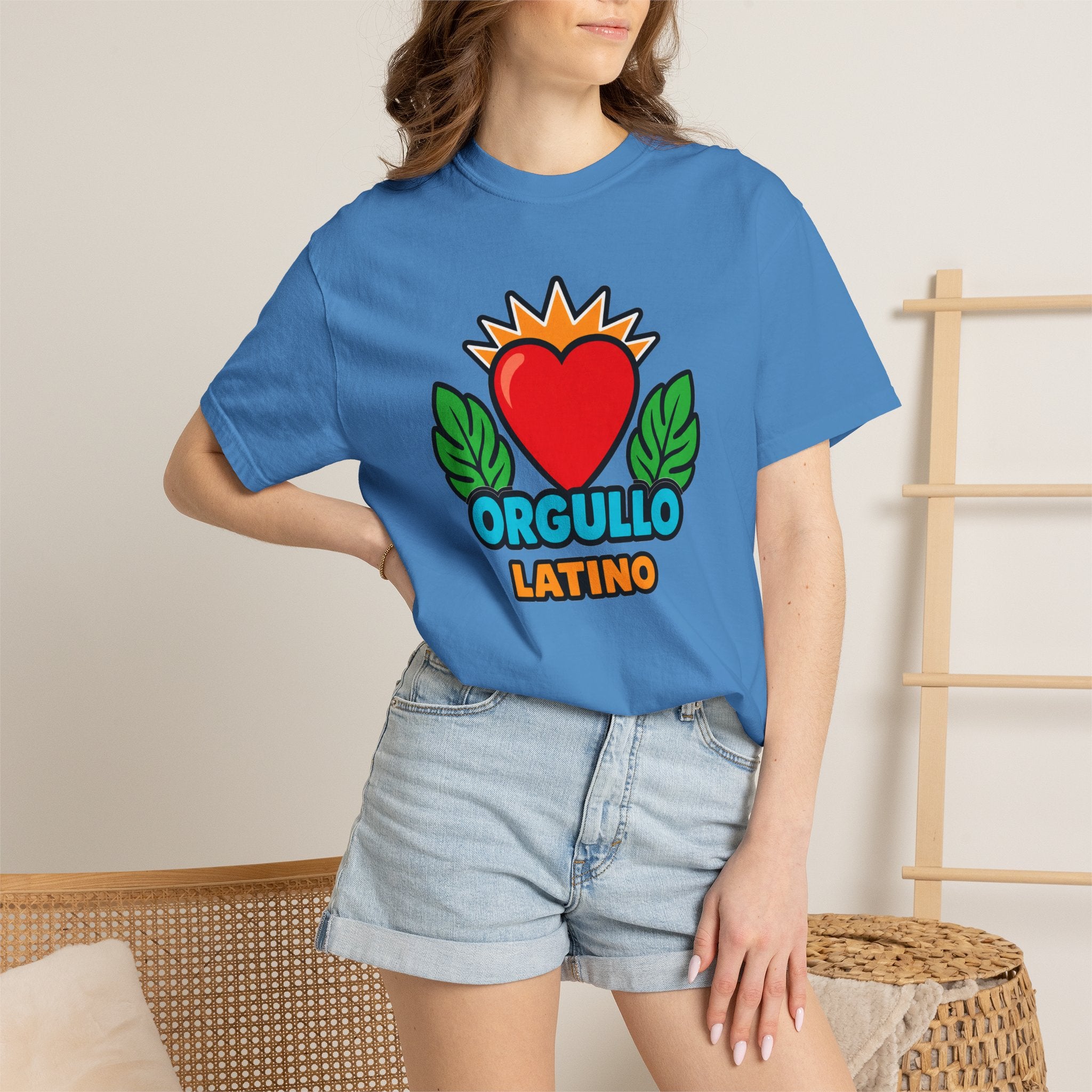 Orgullo Latino Heritage Heavyweight Tee ❤️🌿