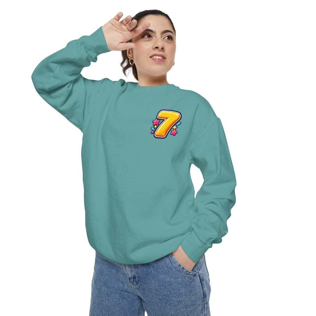Seven Has “Even” in It, That’s Odd Sweatshirt | Funny Number 7 Crewneck 7️⃣🤔