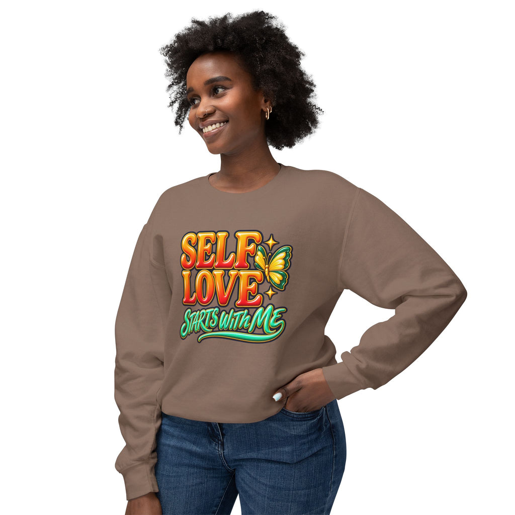 Self Love Starts With Me Crewneck Sweatshirt