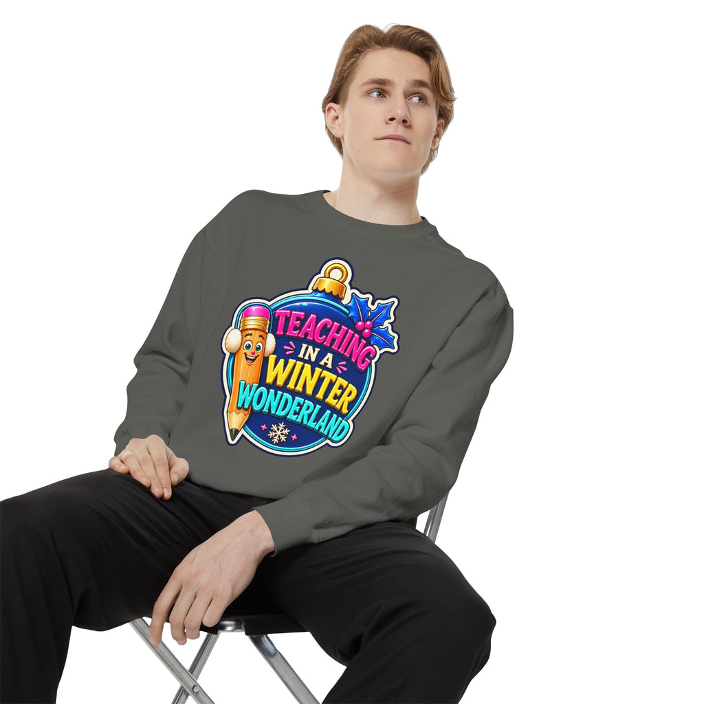 Teaching in a Winter Wonderland Christmas Sweatshirt