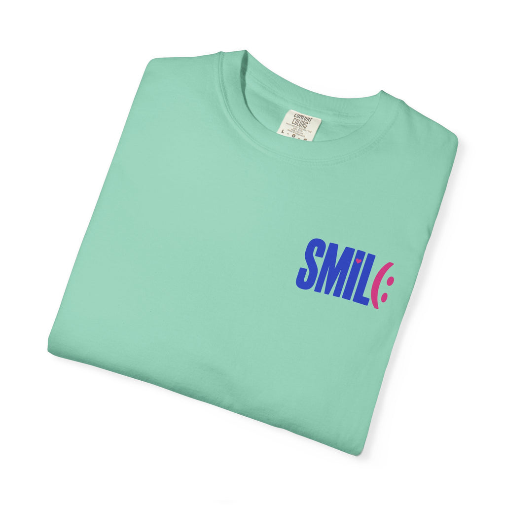 SMIL(: It’s Free Garment-Dyed Graphic Tee