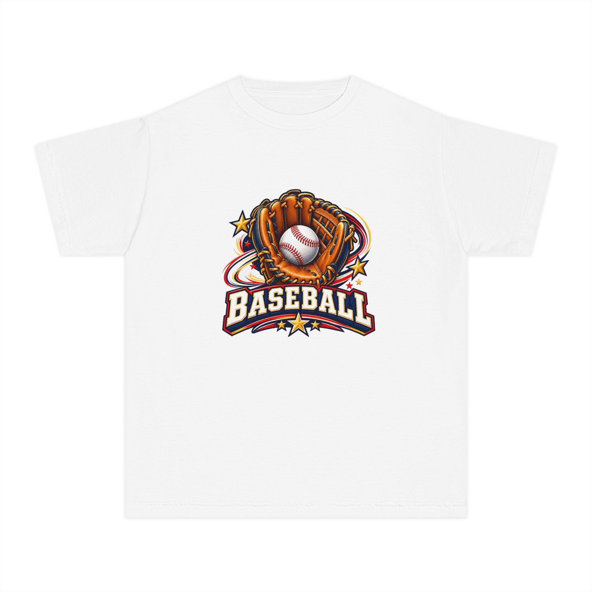 Vintage Baseball Glove Youth Comfort Colors® Tee ⚾