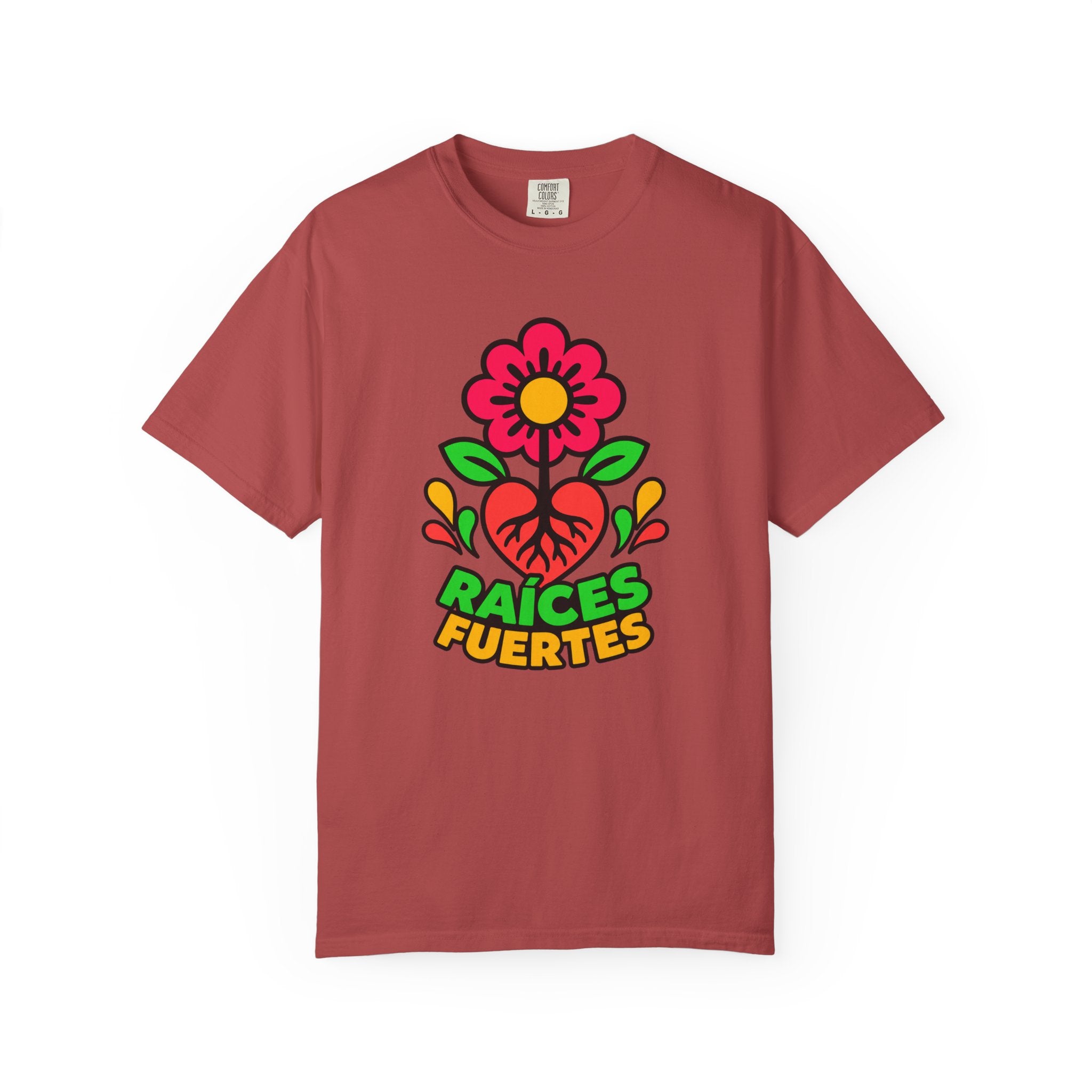 Raíces Fuertes Latino Heritage Heavyweight Tee 🌺❤️