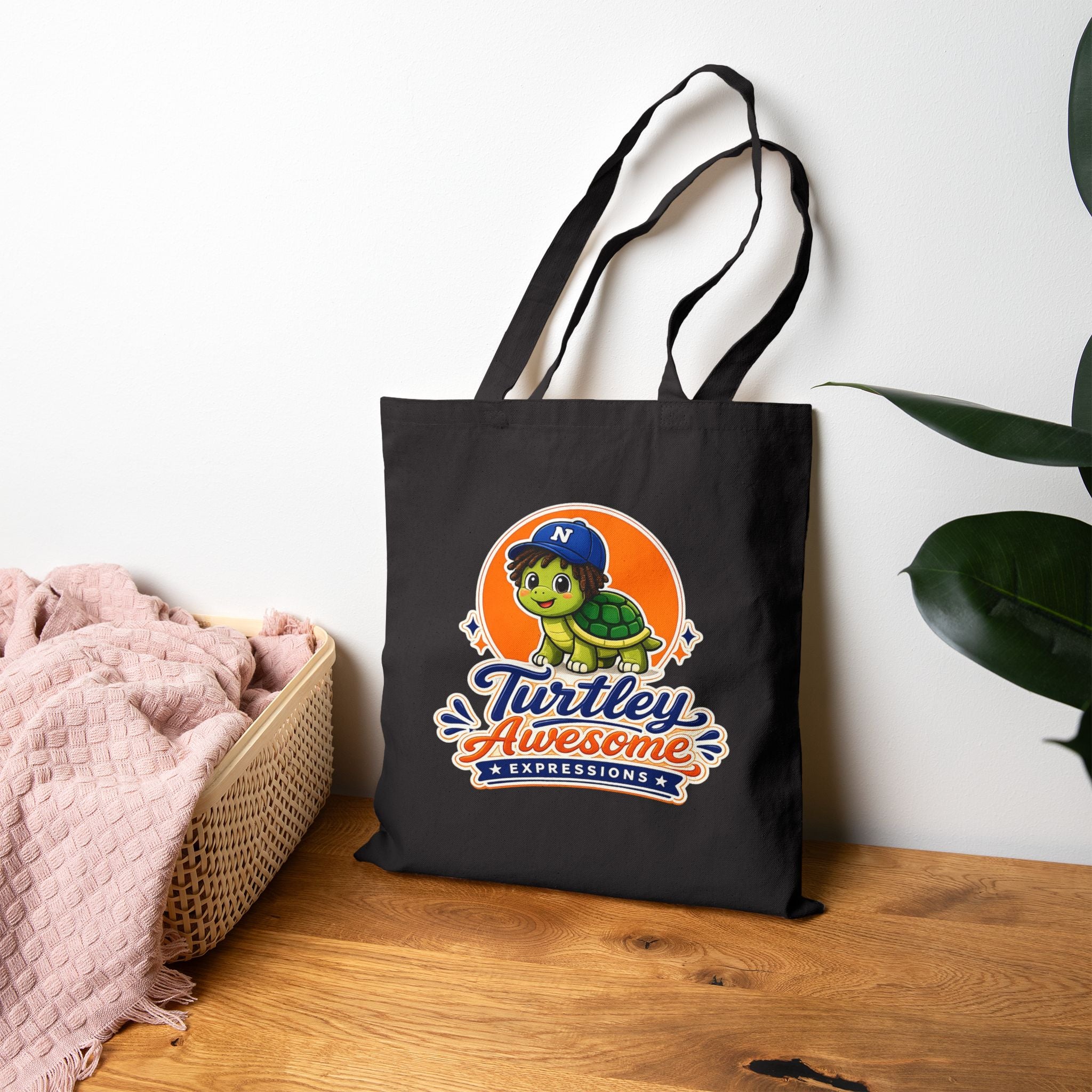 Turtley Awesome Expressions - Canvas Tote, Eco-Friendly Market and Grocery Bag