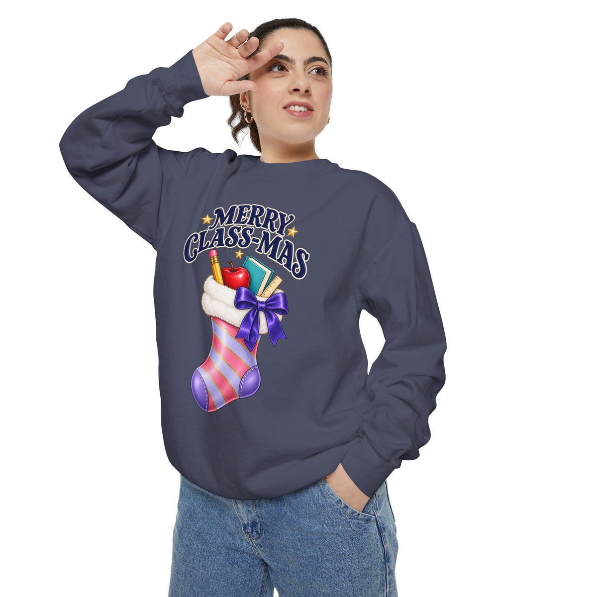 Merry Class-Mas Teacher Christmas Sweatshirt