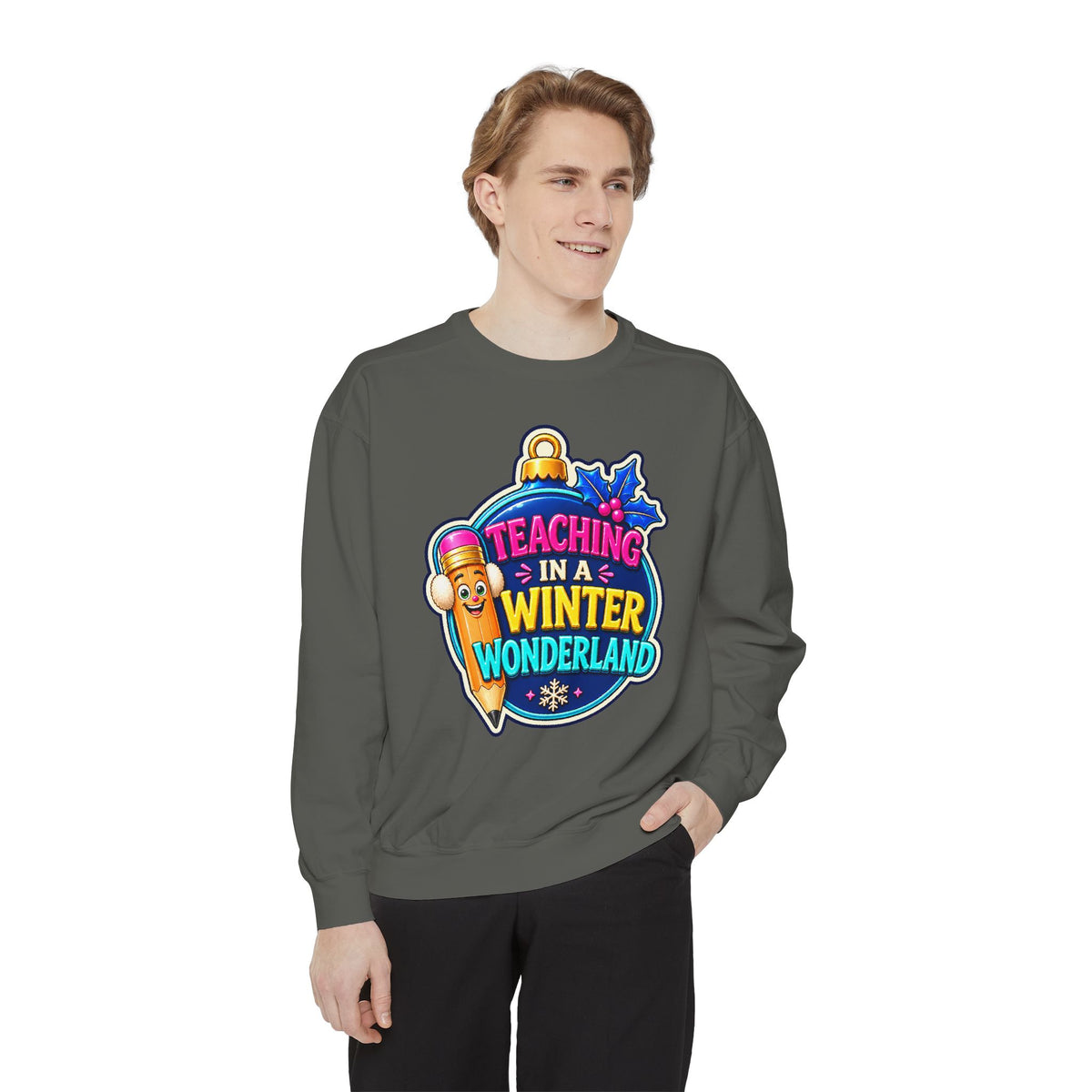 Teaching in a Winter Wonderland Christmas Sweatshirt