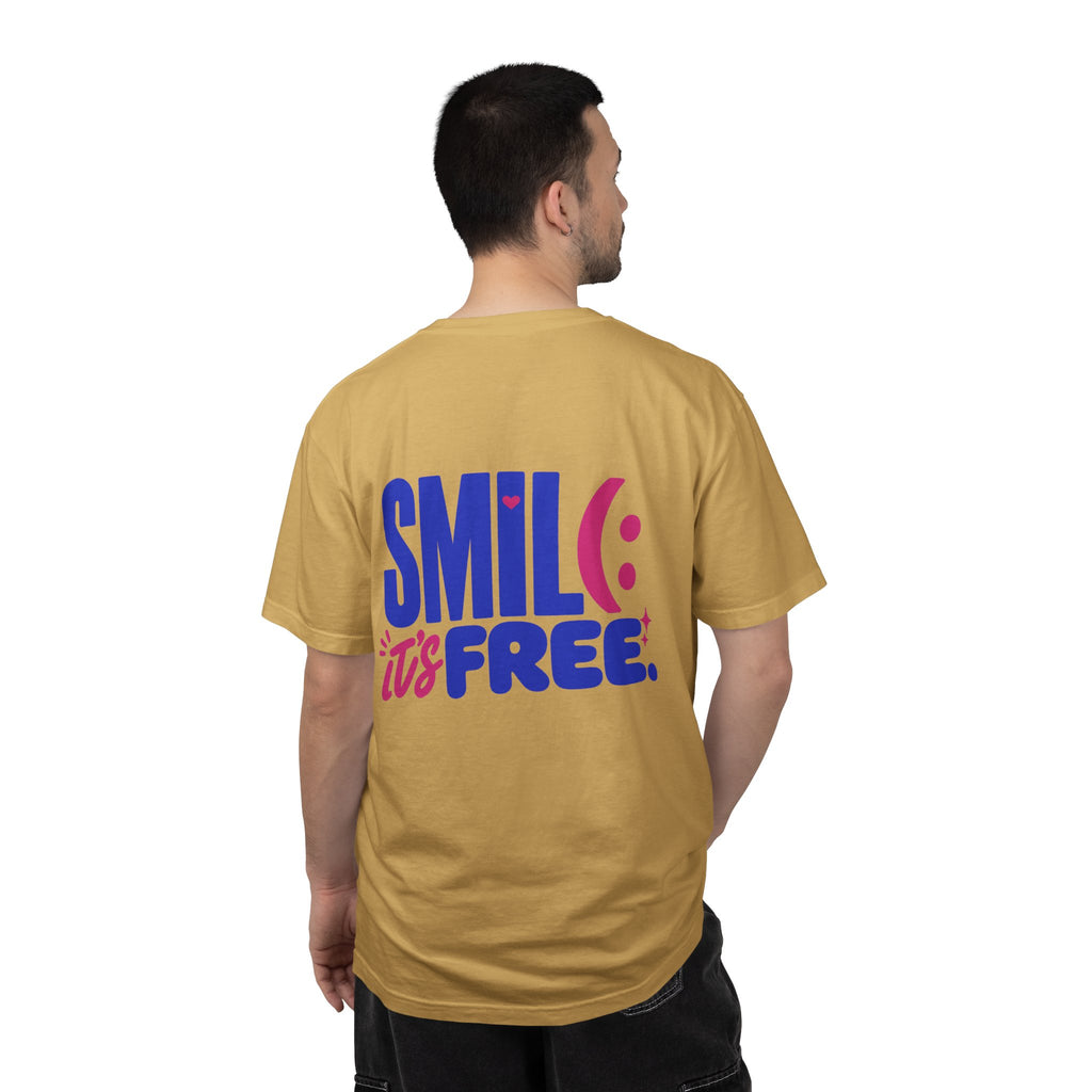 SMIL(: It’s Free Garment-Dyed Graphic Tee