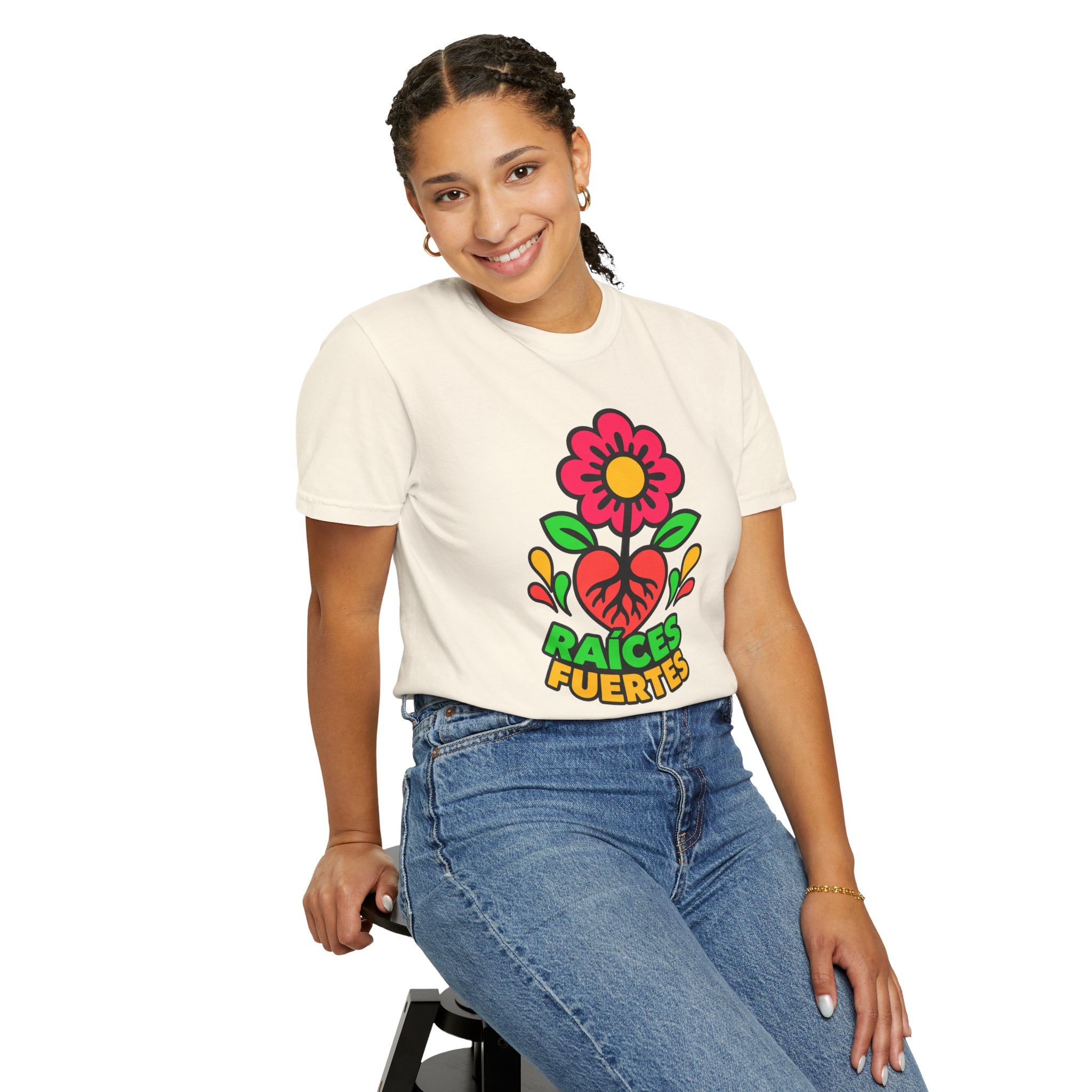 Raíces Fuertes Latino Heritage Heavyweight Tee 🌺❤️