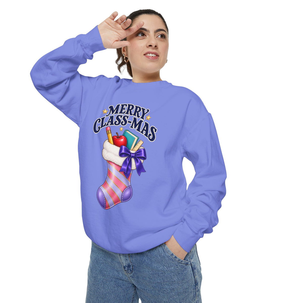 Merry Class-Mas Teacher Christmas Sweatshirt