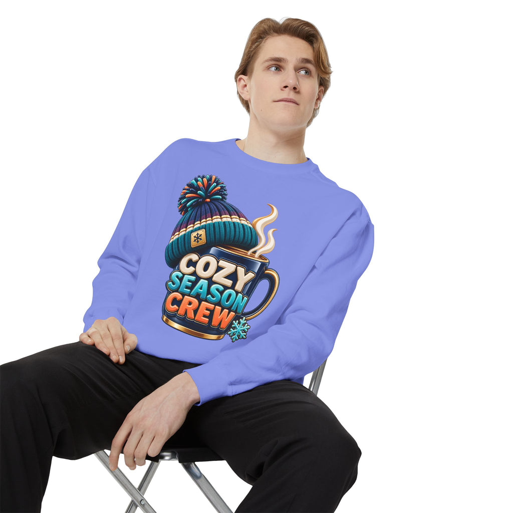 Cozy Season Crew Coffee Lover Sweatshirt ☕️❄️ | Winter Coffee Graphic Pullover