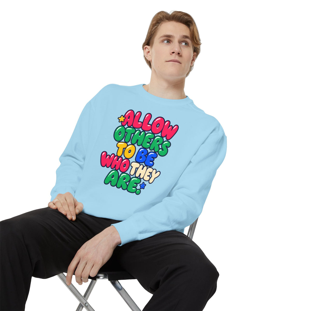 Allow Others to Be Who They Are Sweatshirt | Kindness & Acceptance Crewneck 🌼💛