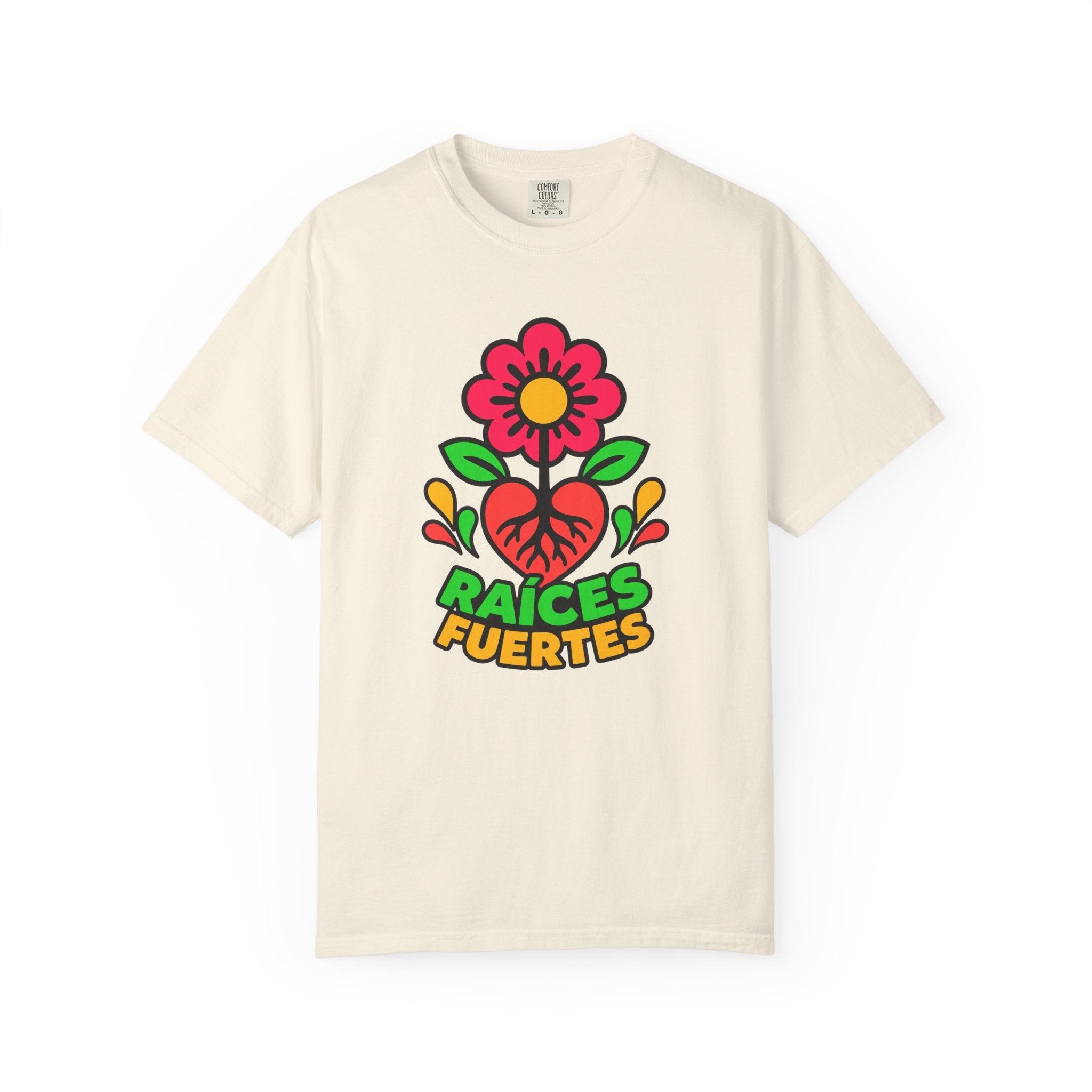 Raíces Fuertes Latino Heritage Heavyweight Tee 🌺❤️