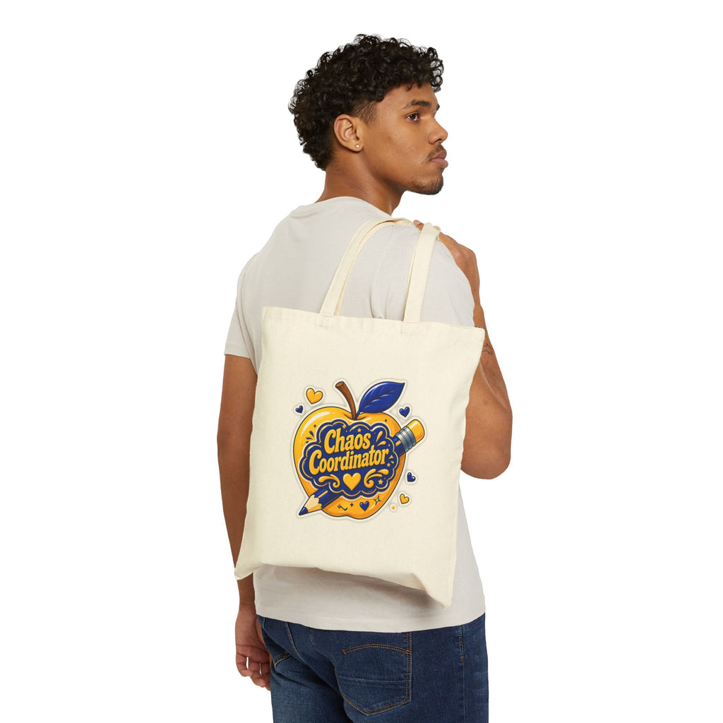 Chaos Coordinator -  Cute Apple Canvas Tote Bag