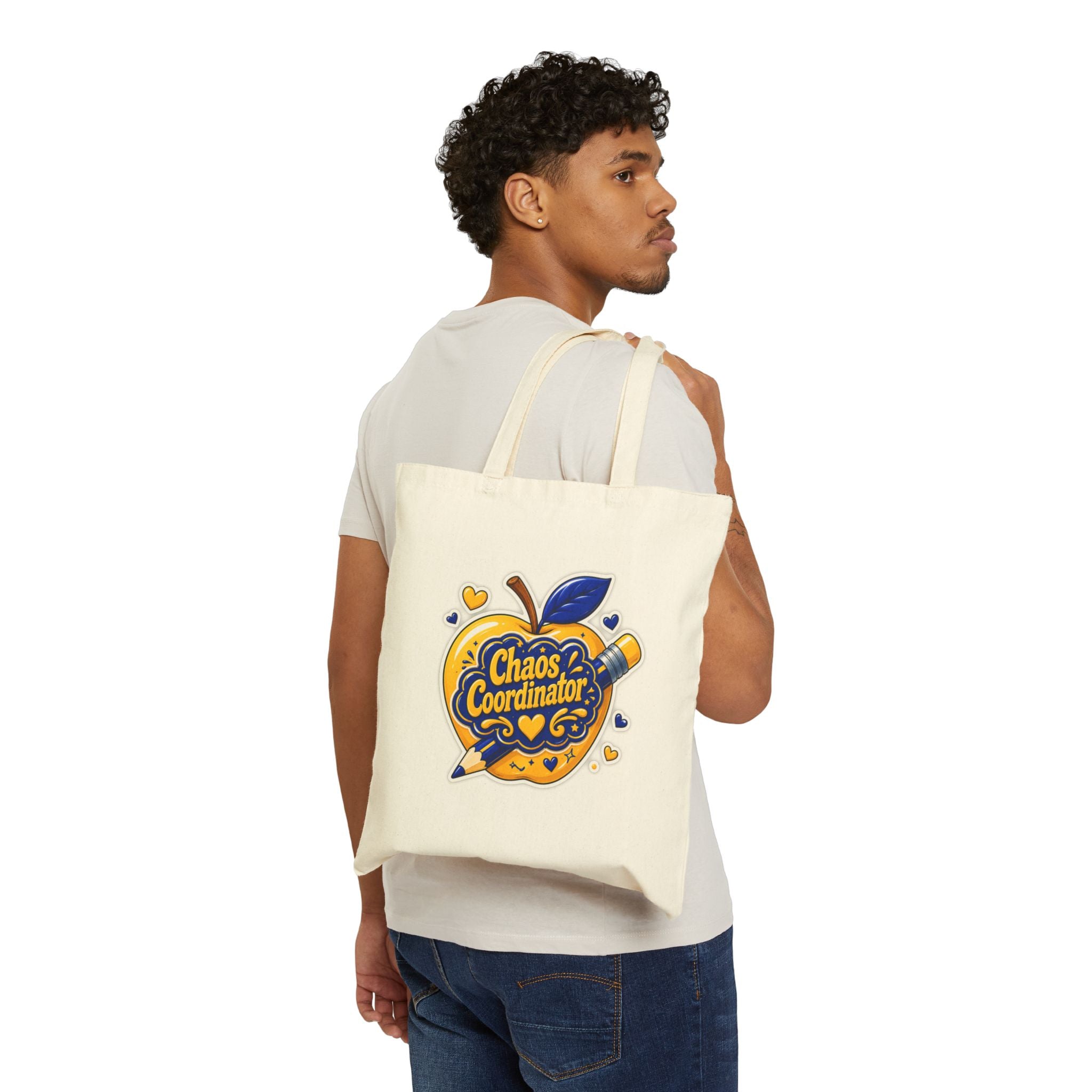 Chaos Coordinator -  Cute Apple Canvas Tote Bag