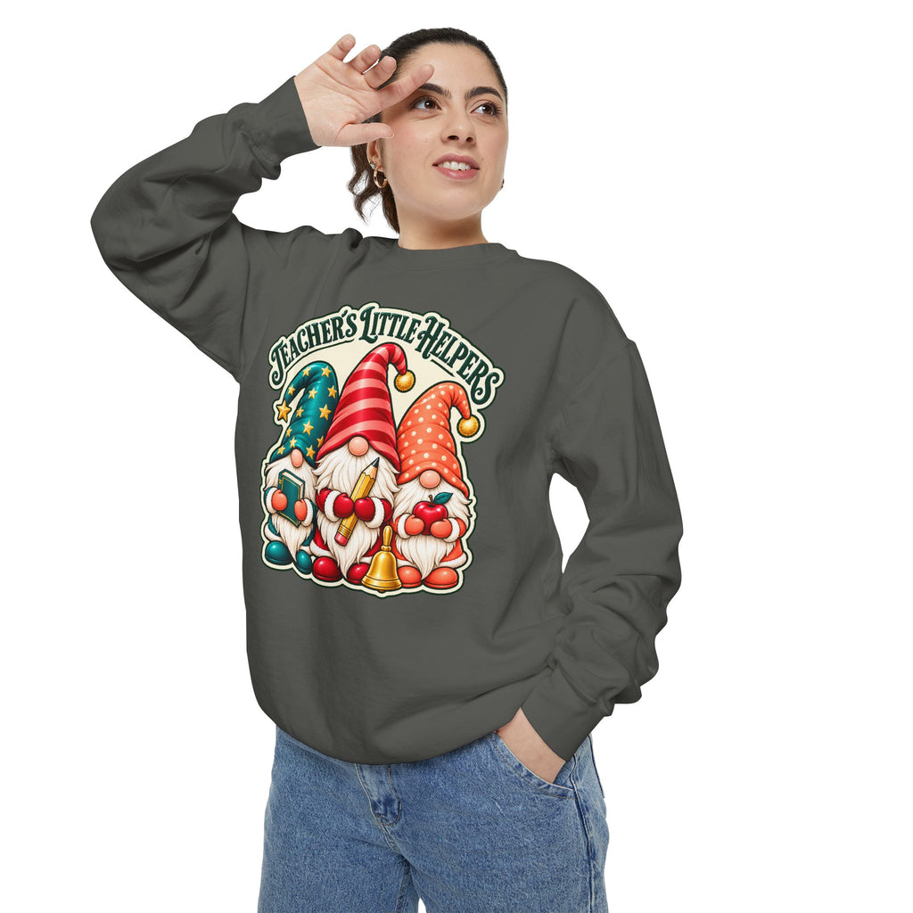 Teachers Little Helpers Gnome Christmas Sweatshirt